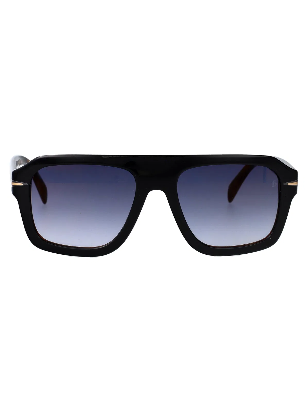 David Beckham Black Havana Acetate Sunglasses