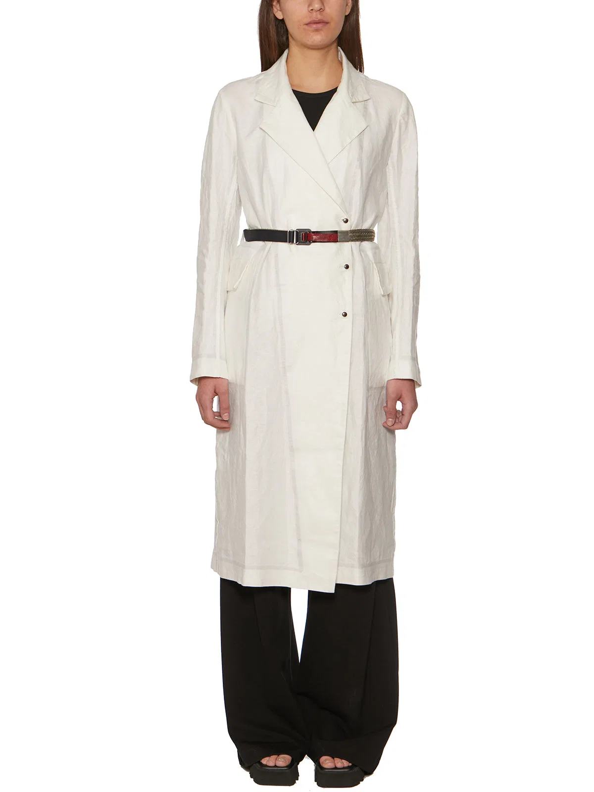 Isaac Sellam Waxed Linen Trench