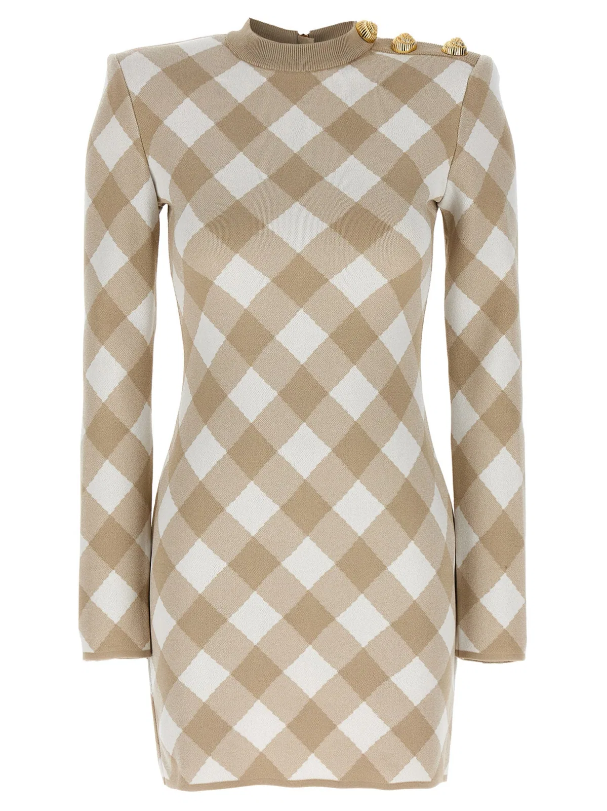 Balmain Vichy Dress