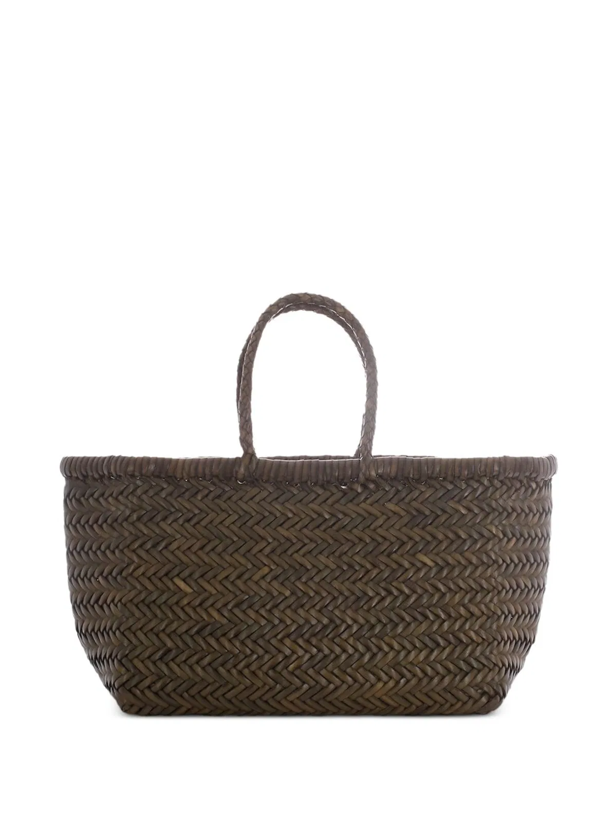 Dragon Difussion Kaki Buffalo Leather Handbag