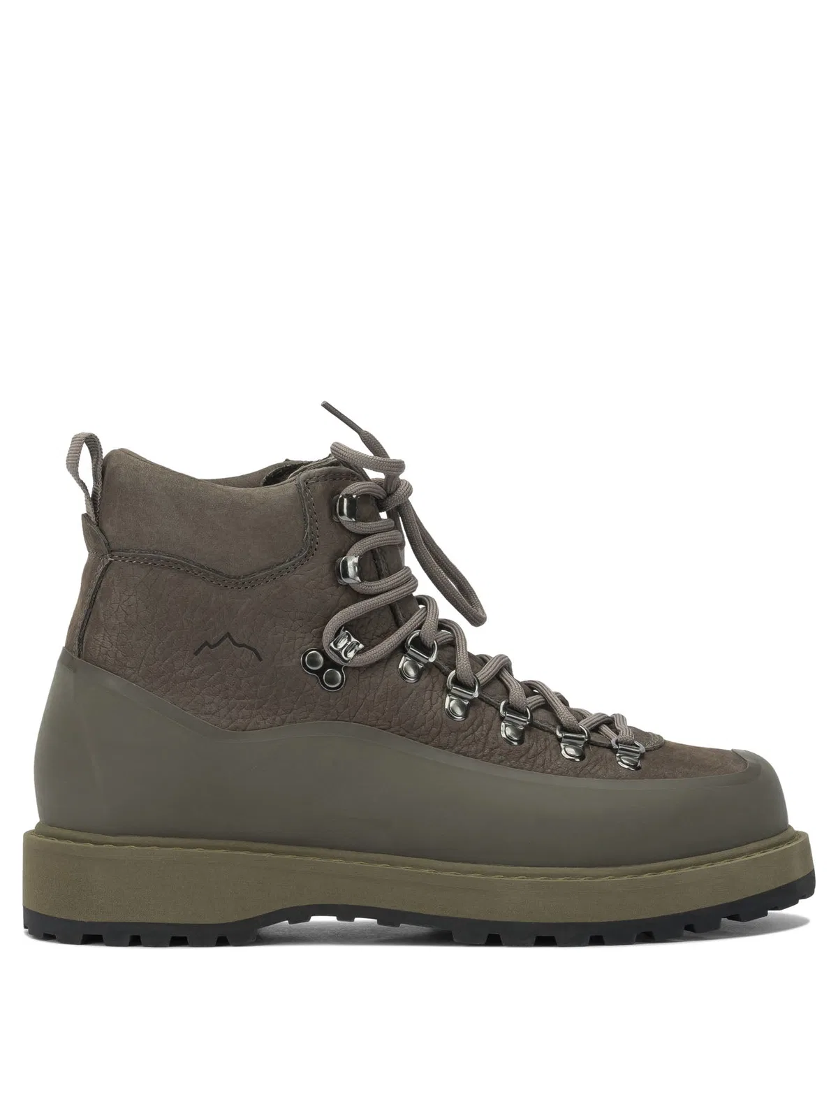 Diemme Grey Leather Ankle Boots