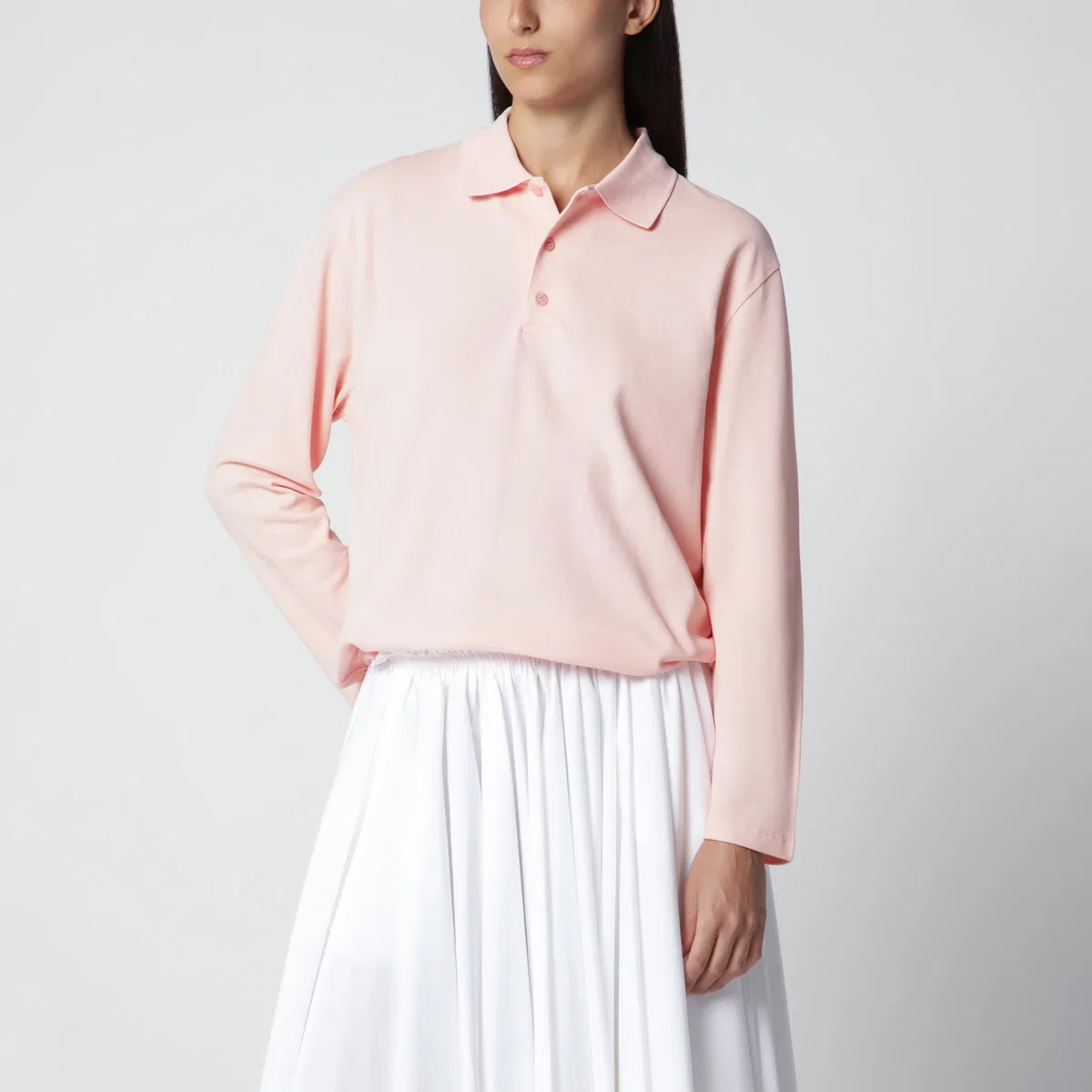 Flore Flore Pink Diana Organic Cotton Polo Shirt