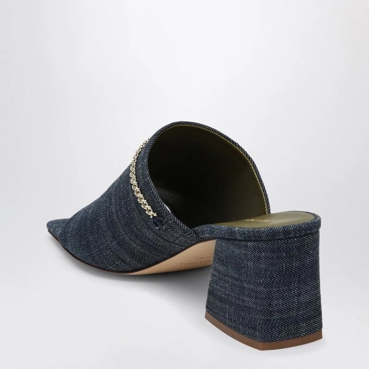 Maria luca Messalina Blue Denim Sandals
