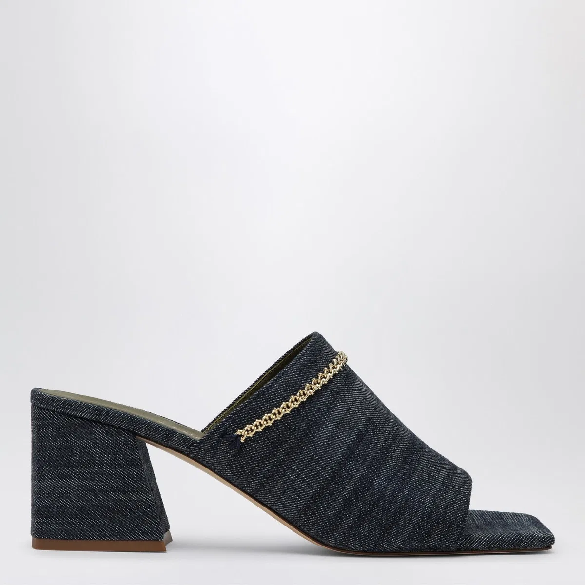 Maria luca Messalina Blue Denim Sandals