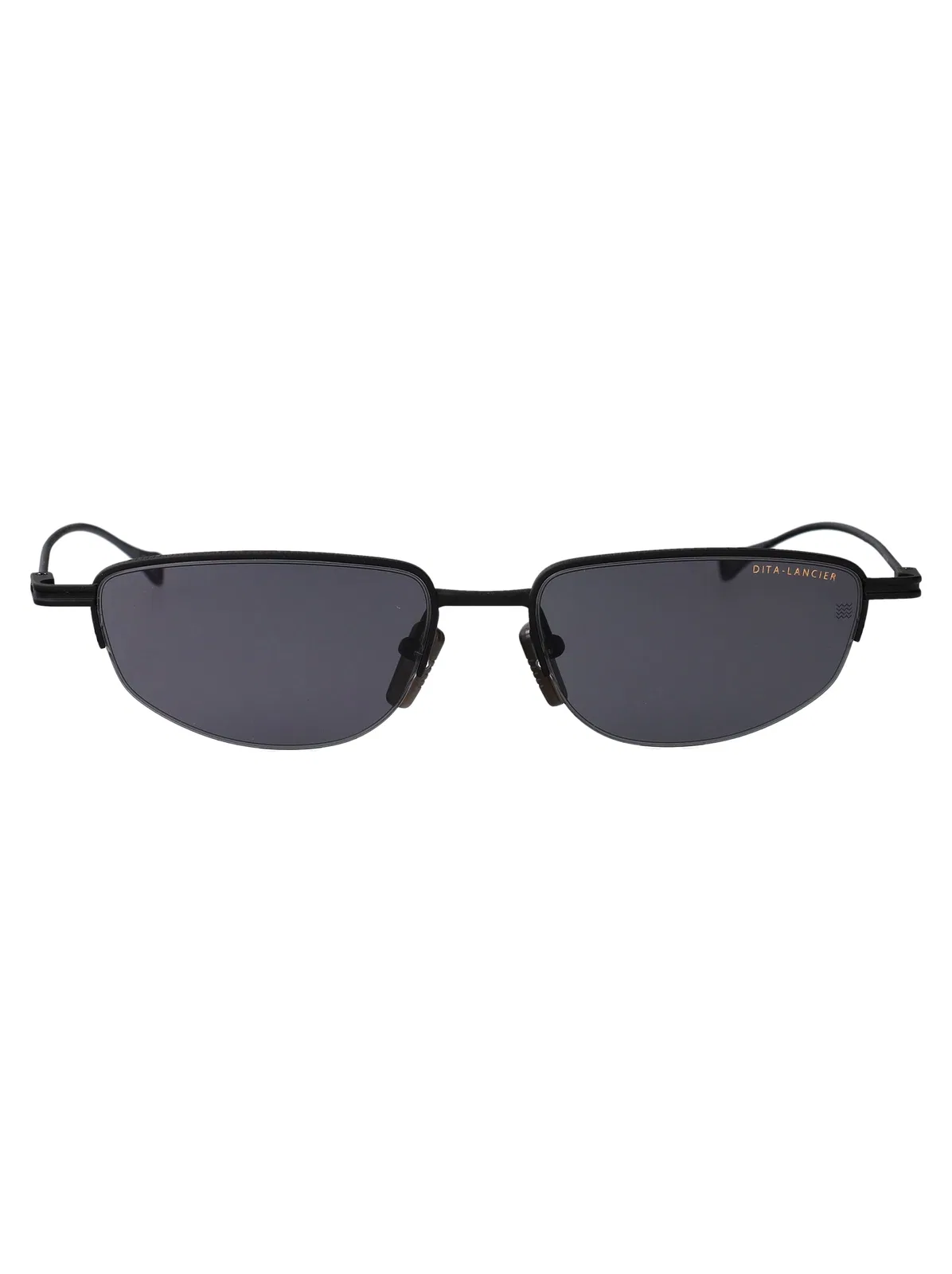 Dita Eyewear Matte Black Metal Sunglasses
