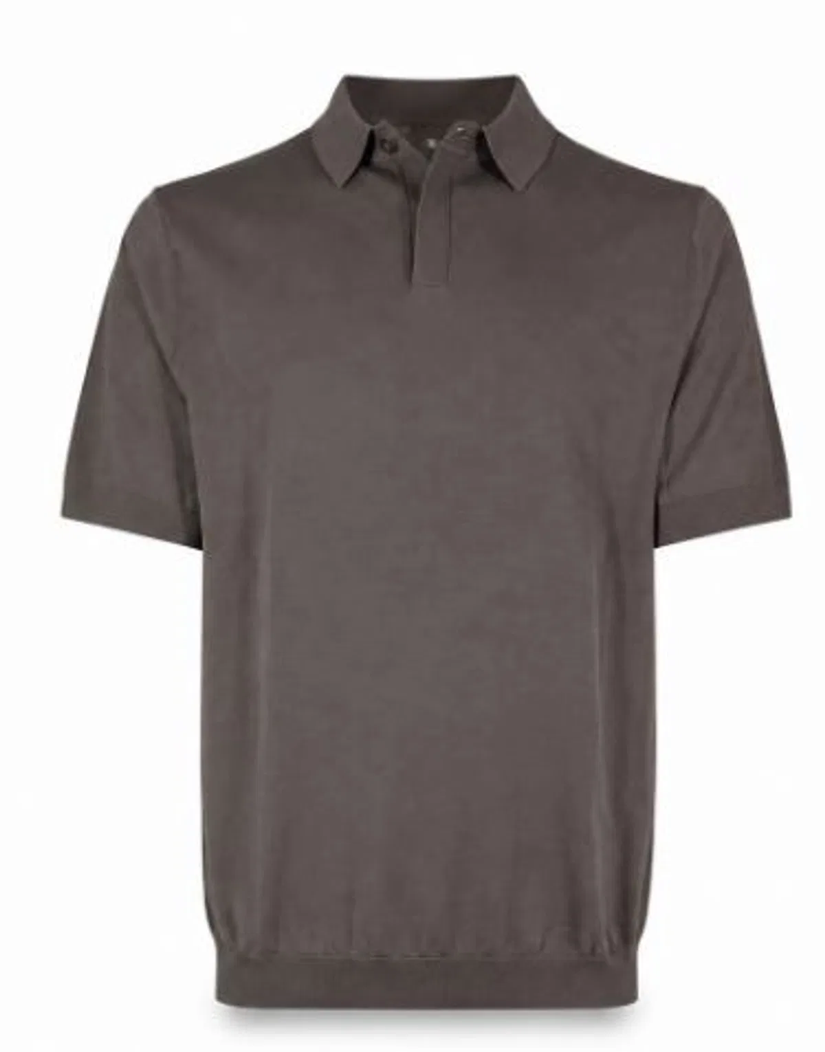Devore Brown Polo Collar T-Shirts Polos