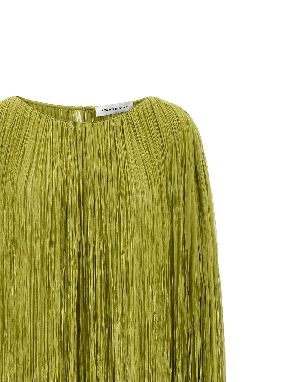 Federica Bonifaci 'The Pleated Dress Cape' Dress