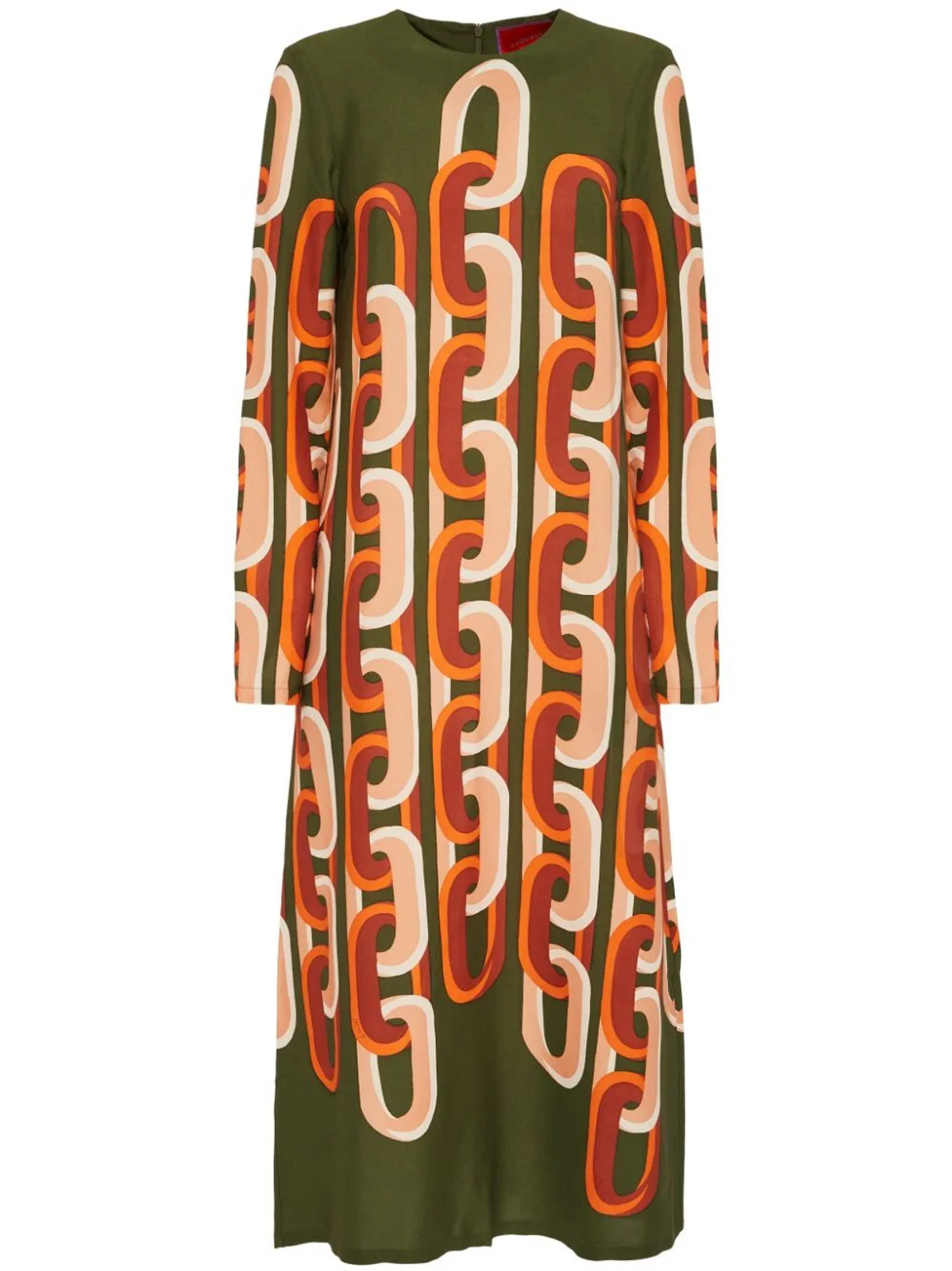 La Double J Long Sleeve Midi Swing Dress