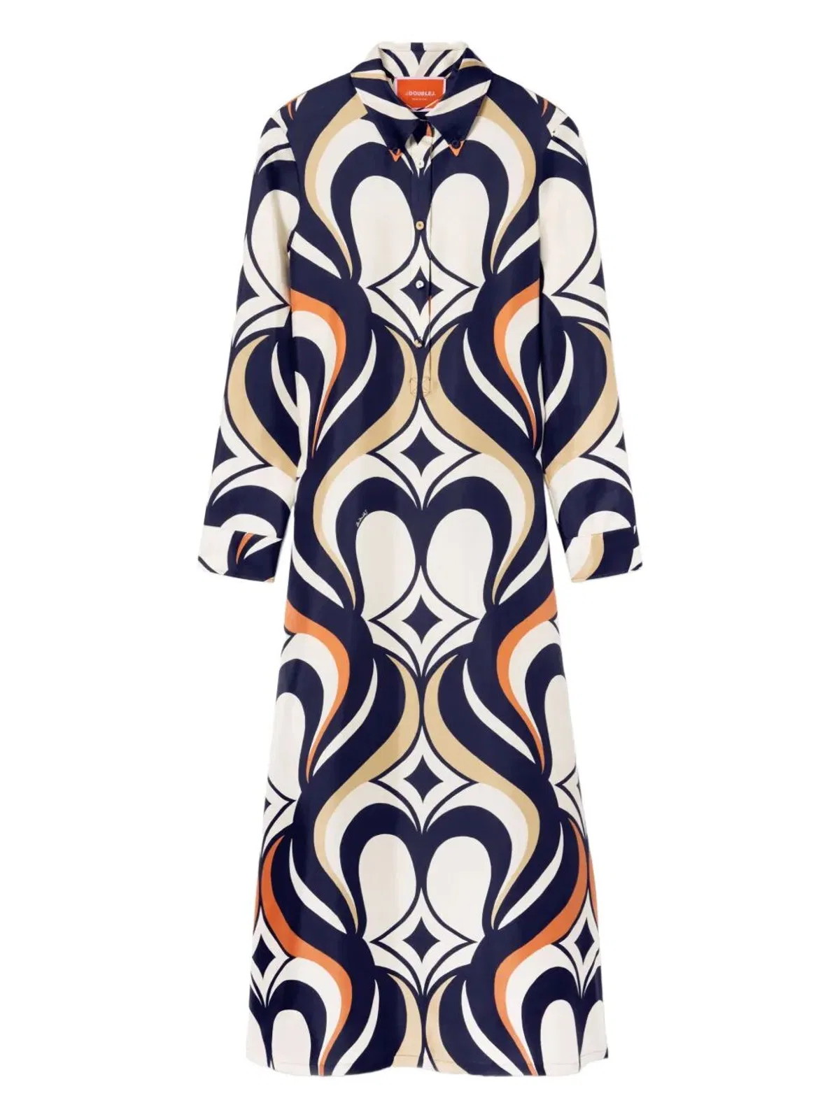 La Double J Geometric Pattern Dress