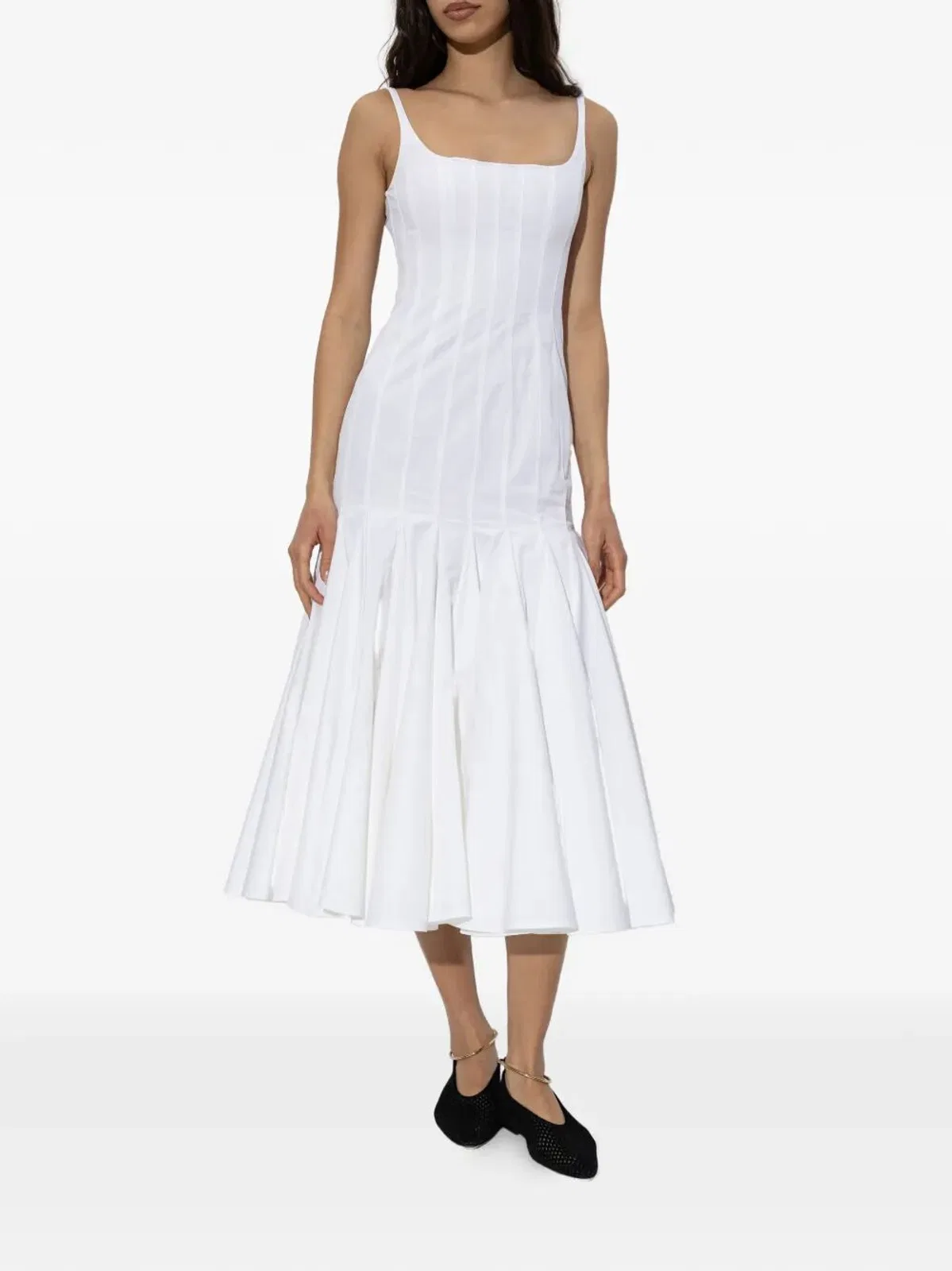 Jacquemus La Robe Agave In Cotton Poplin