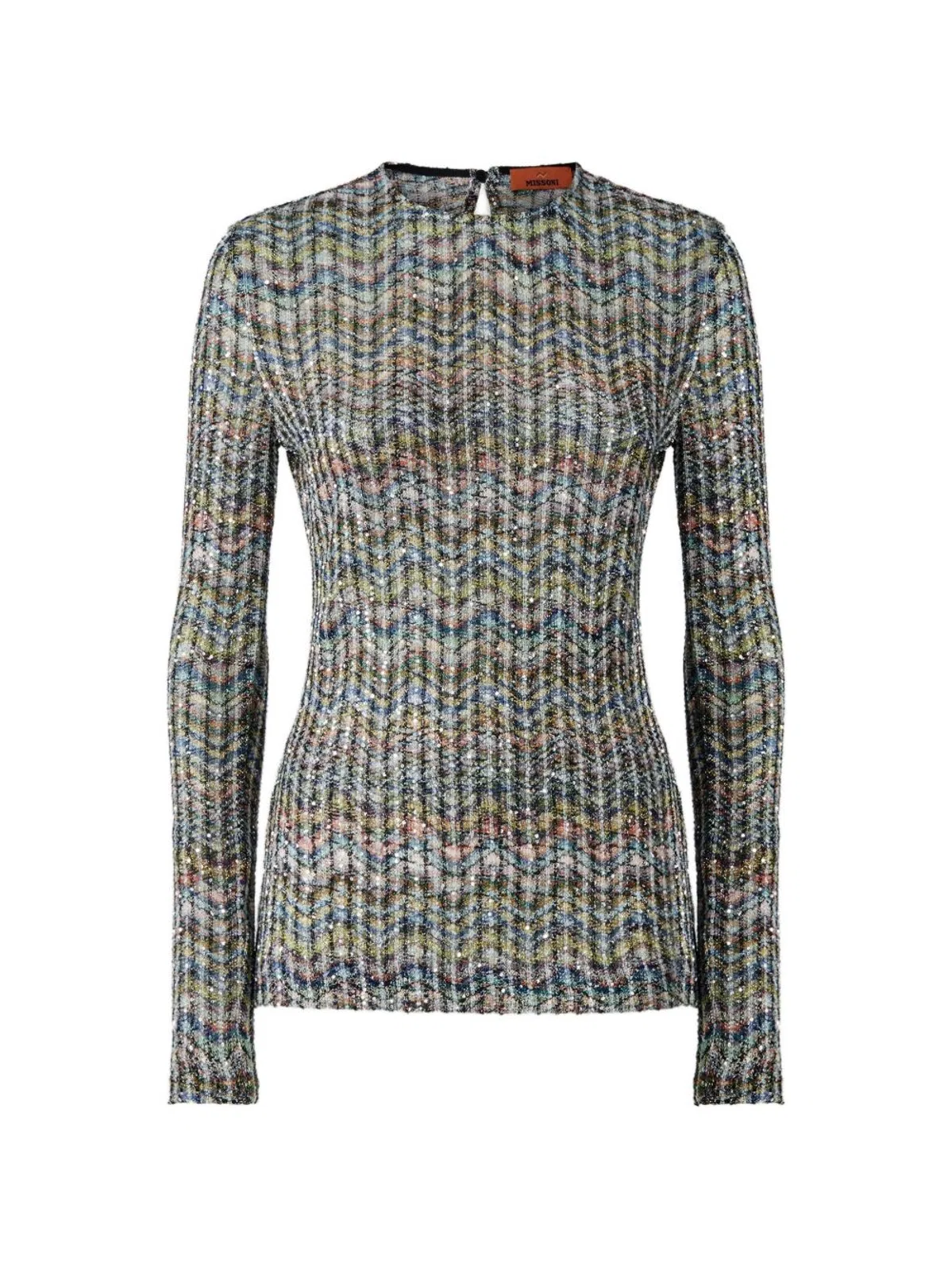 Missoni Zig Zag Motif Crenweck Sweater