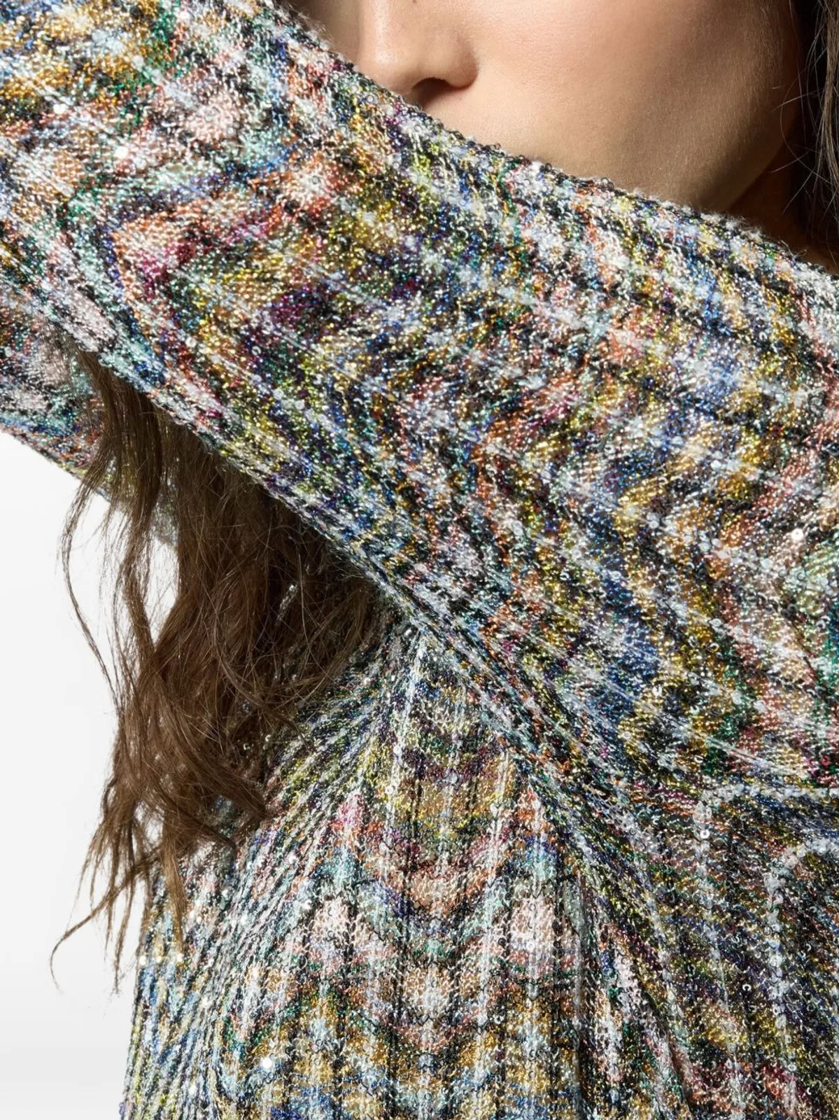 Missoni Zig Zag Motif Crenweck Sweater