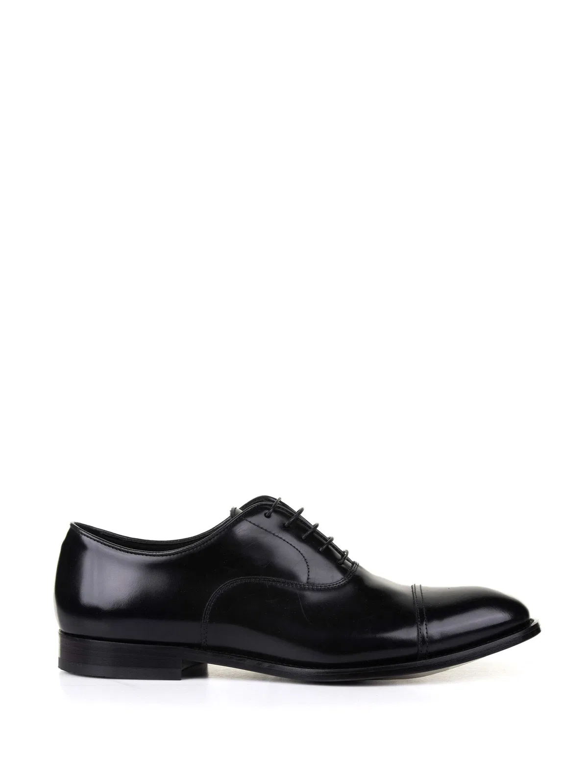 Doucal's Blue Oxford Shoes In Brushed Leather Wit
