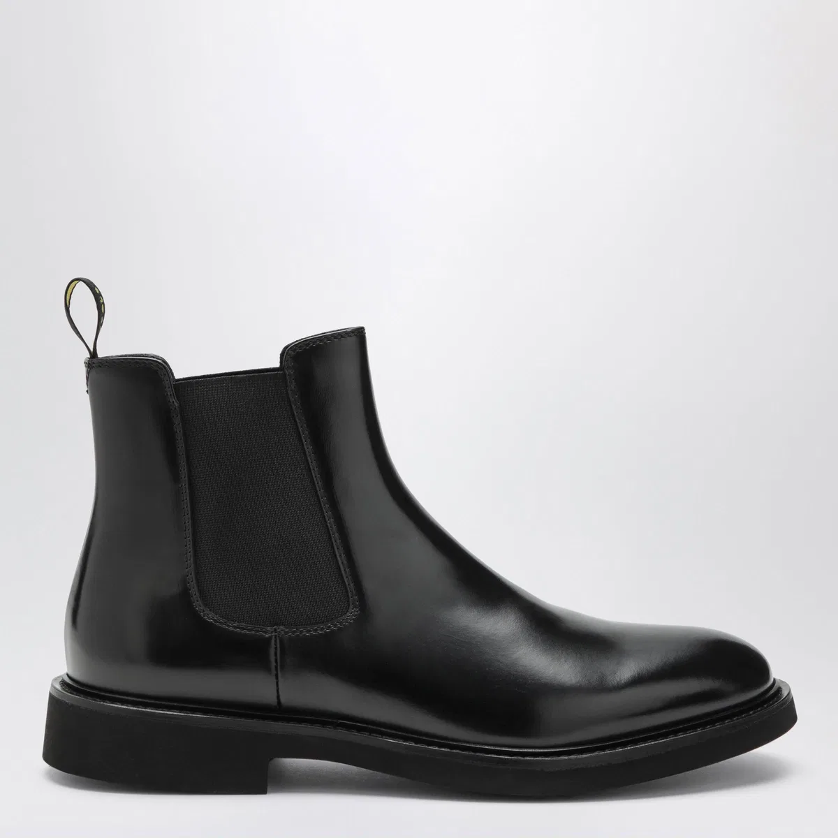 Doucal's Black Smooth Leather Ankle Boots