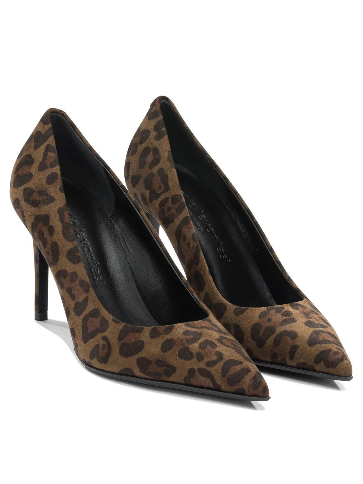 Sergio Levantesi Brown Suede Rubber Heels