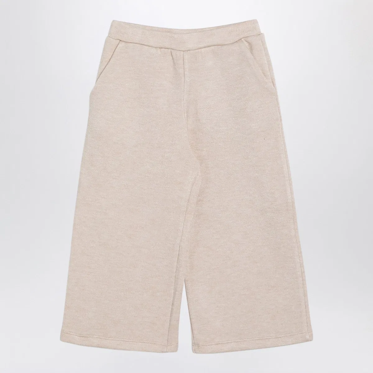 Douuod Beige Viscose Blend Trousers