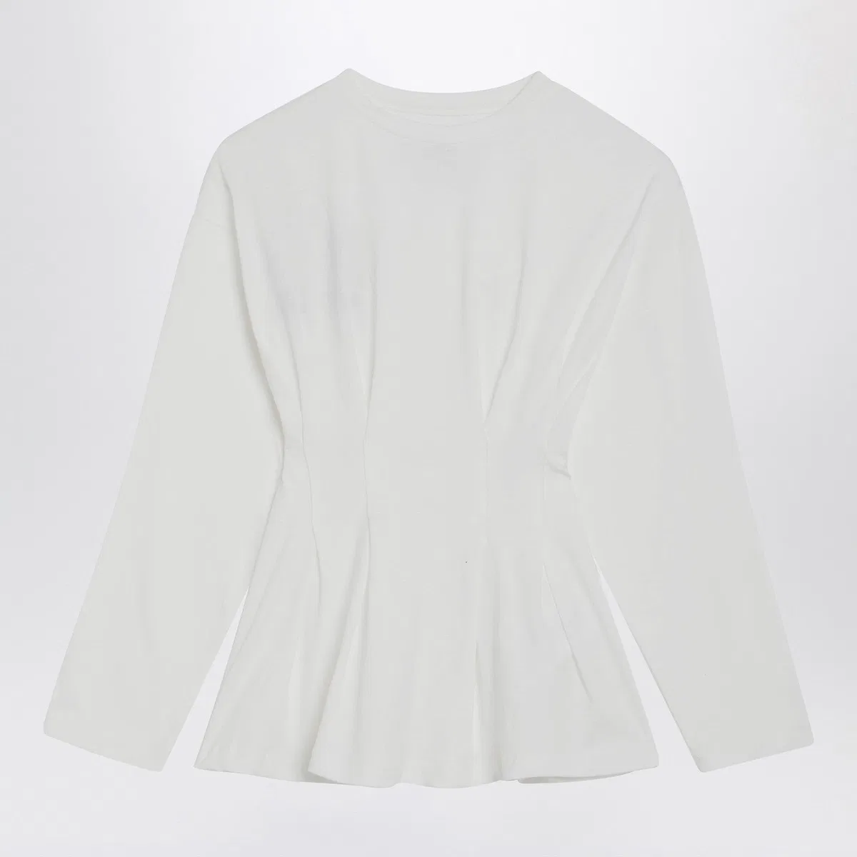 Douuod James Sweater In Ivory Cotton