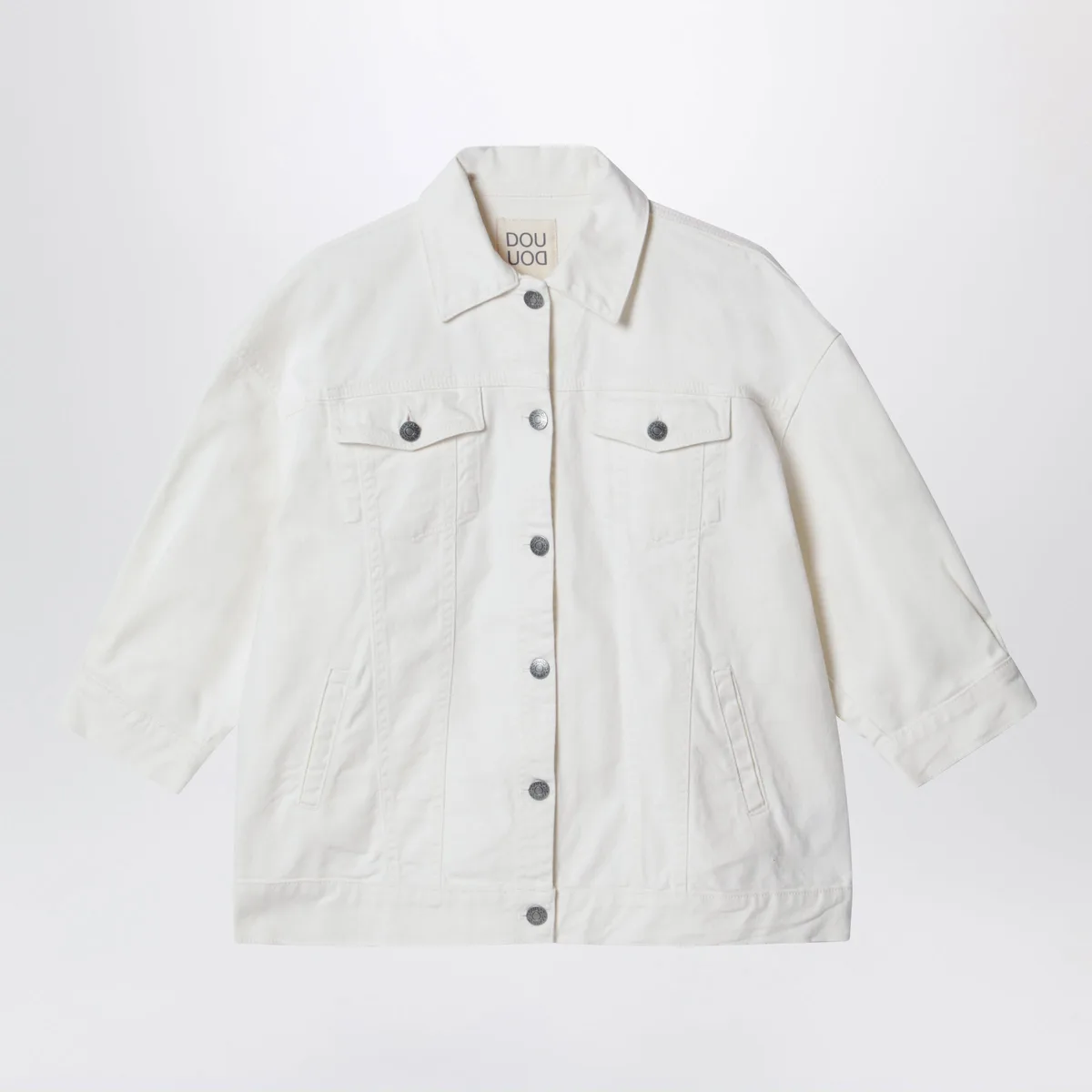 Douuod Ivory Denim Jacket