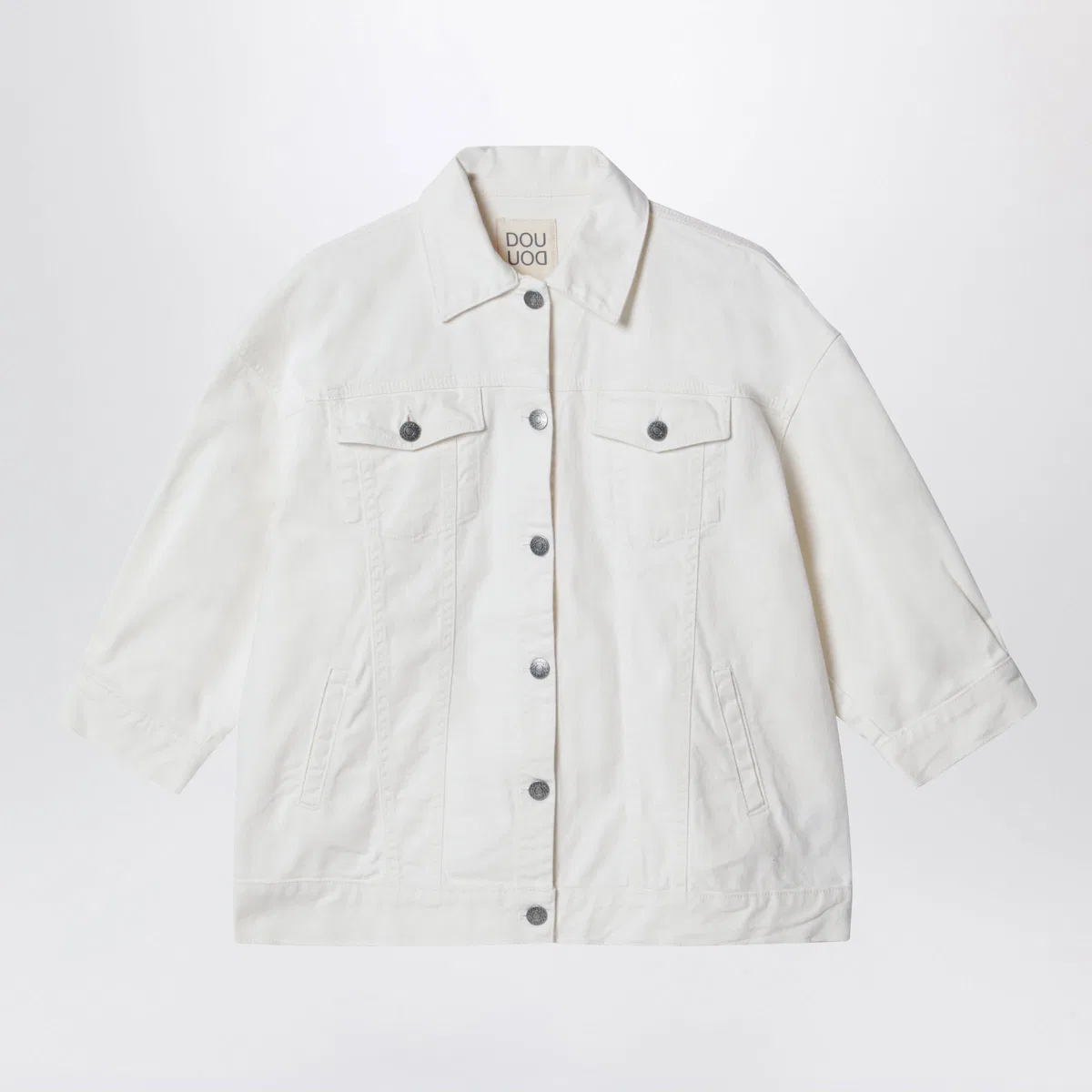 Douuod Ivory Denim Jacket
