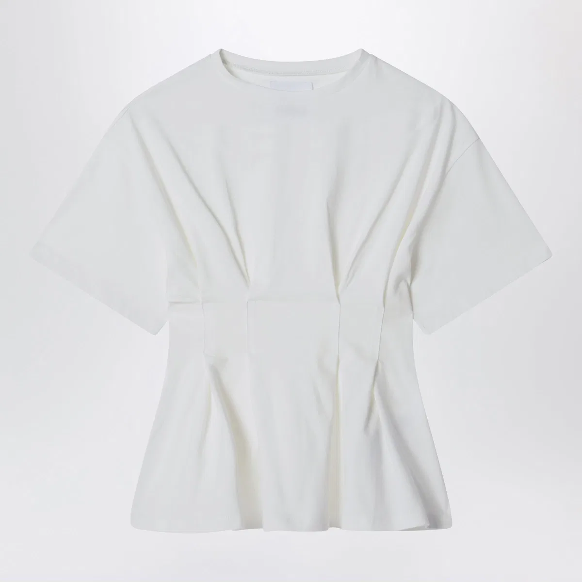 Douuod Calendula Ivory Cotton T-Shirt