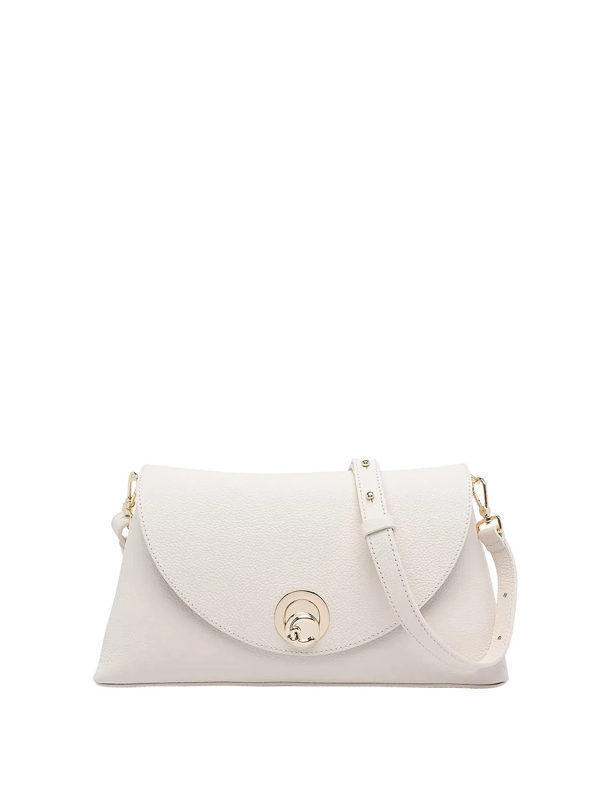 Coccinelle Nikla White Shoulder Bag Small