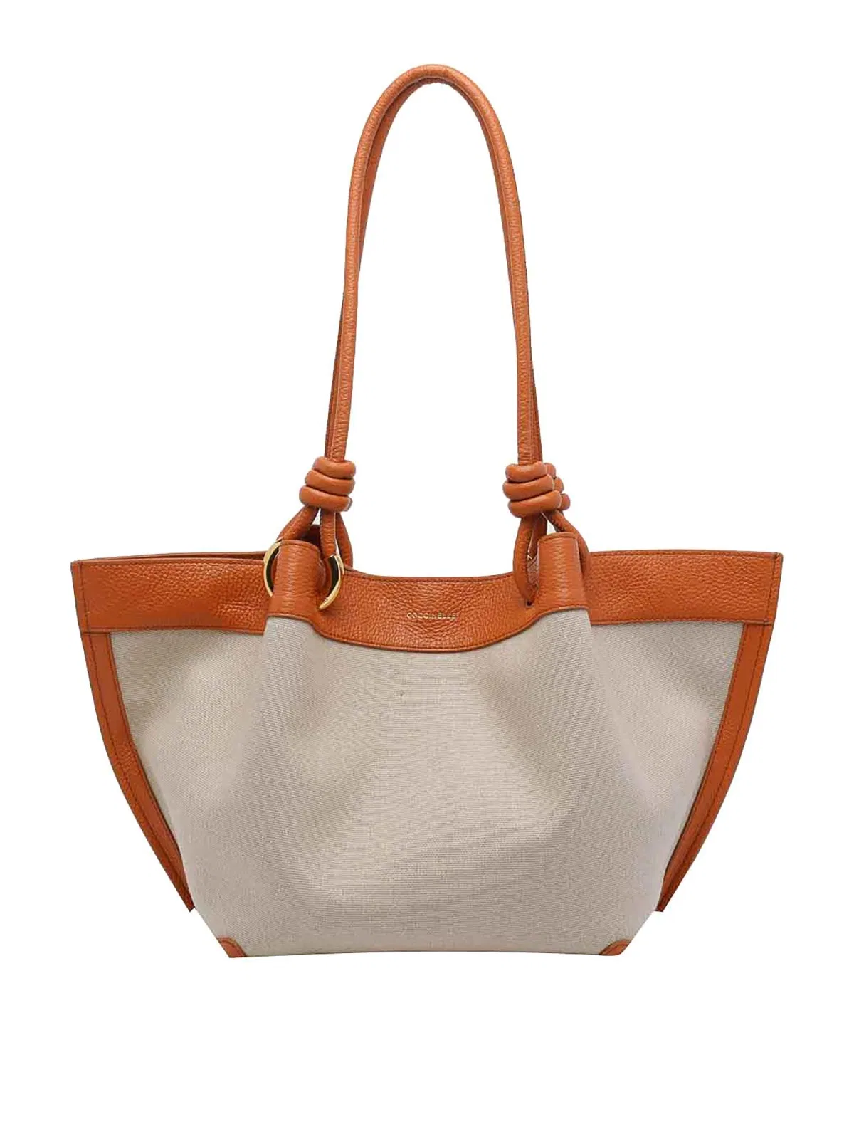Coccinelle Beige Medium Finn Shoulder Bag