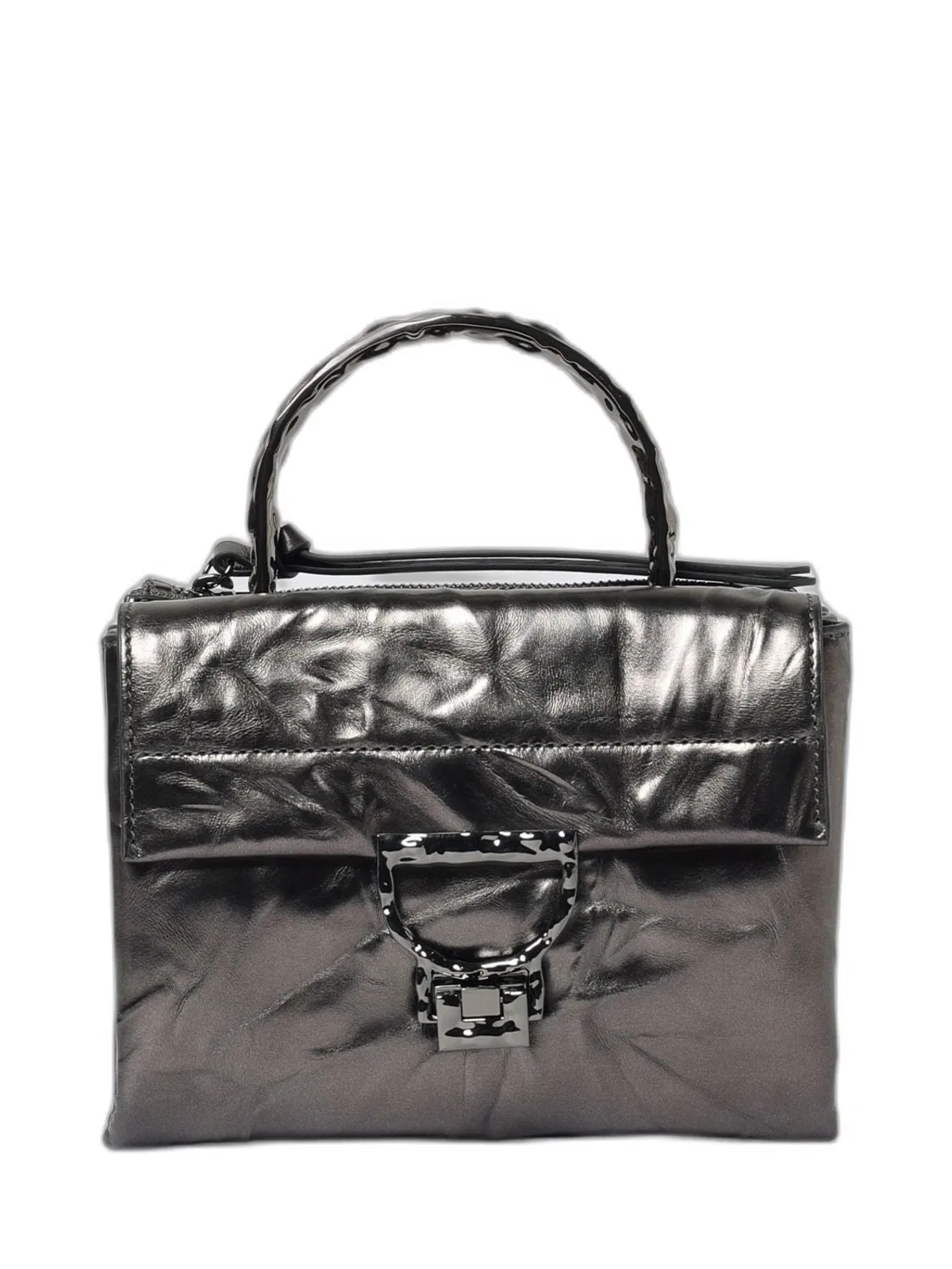 Coccinelle Metallic Leather Handbag