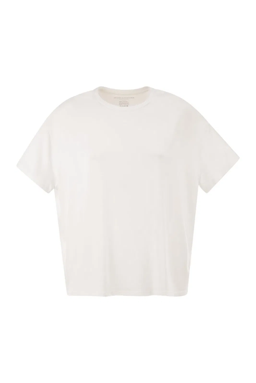 Majestic Stretch Viscose T-Shirt With Round Neckl