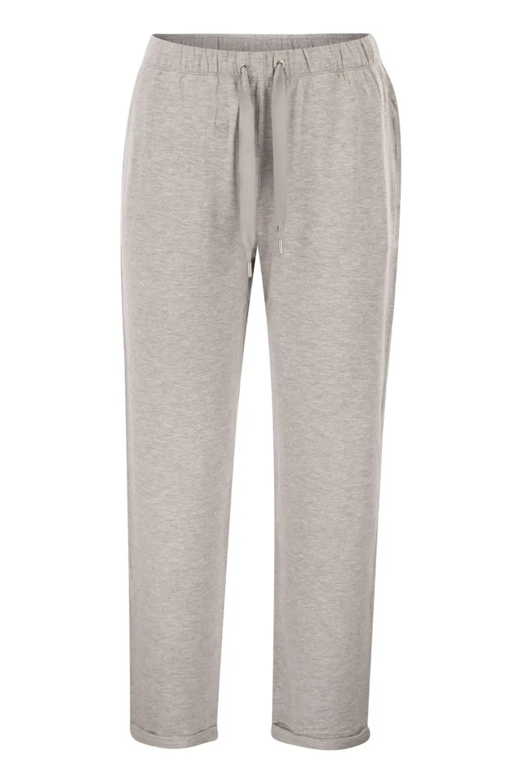 Majestic Stretch Viscose Jogger Trousers With Dra