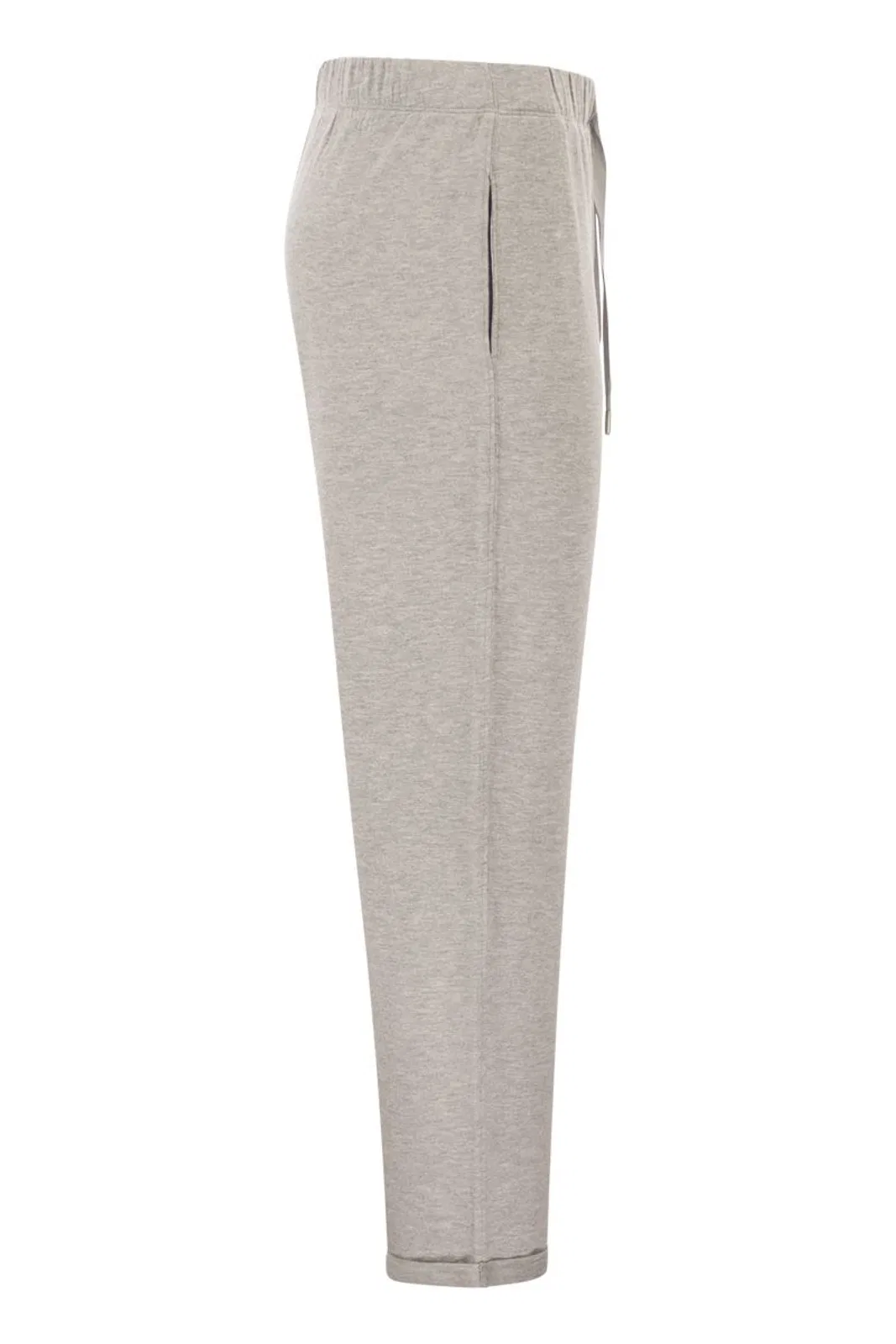 Majestic Stretch Viscose Jogger Trousers With Dra