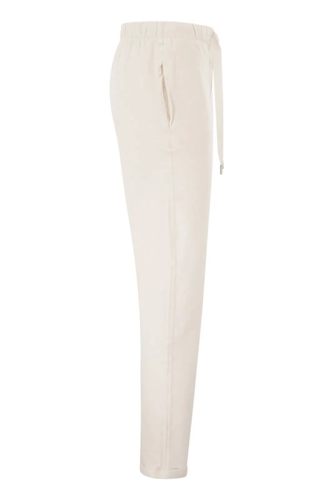 Majestic Stretch Viscose Jogger Trousers With Dra