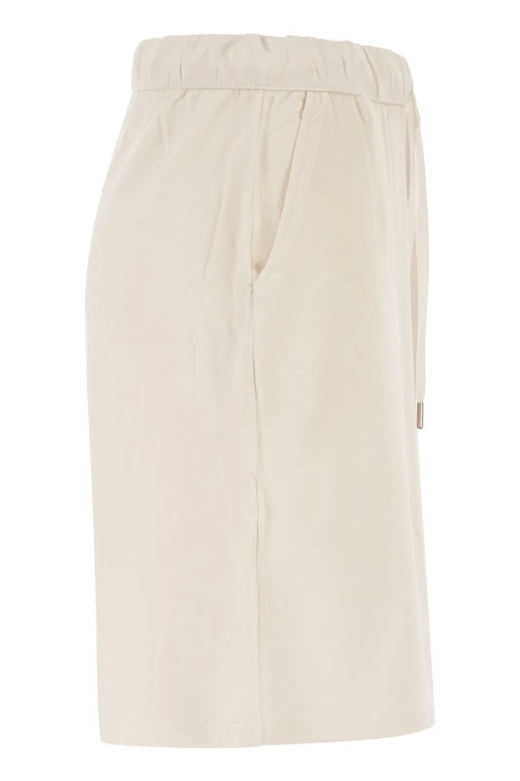Majestic Stretch Viscose Bermuda Shorts With Draw