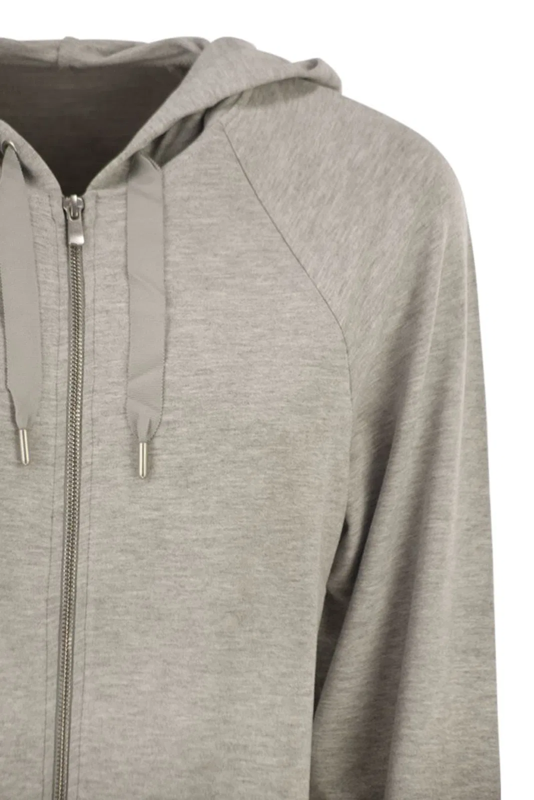 Majestic Hooded Zip-Up Sweatshirt In Stretch Visc