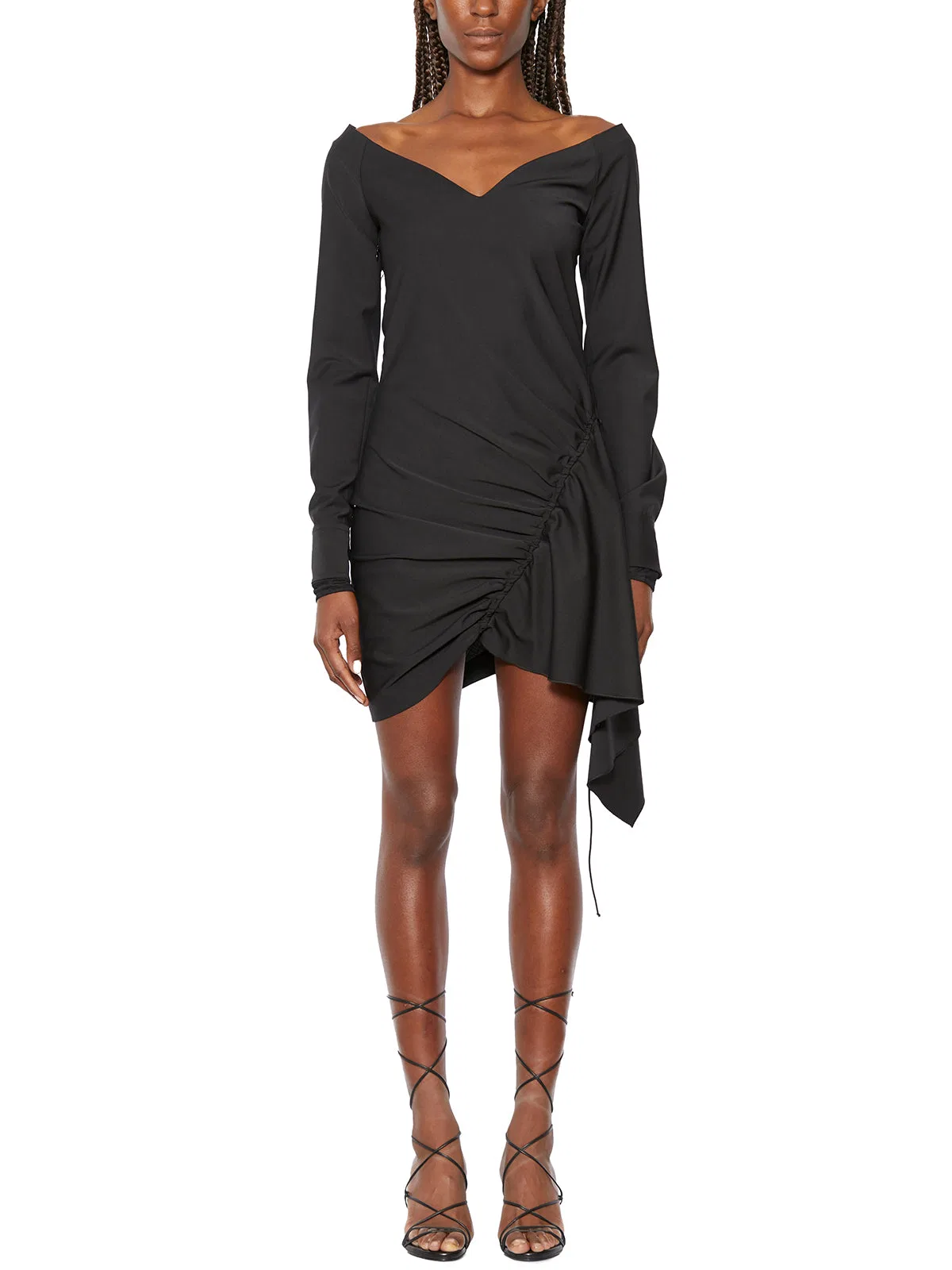 Ac9 Wool Asymmetric Dress