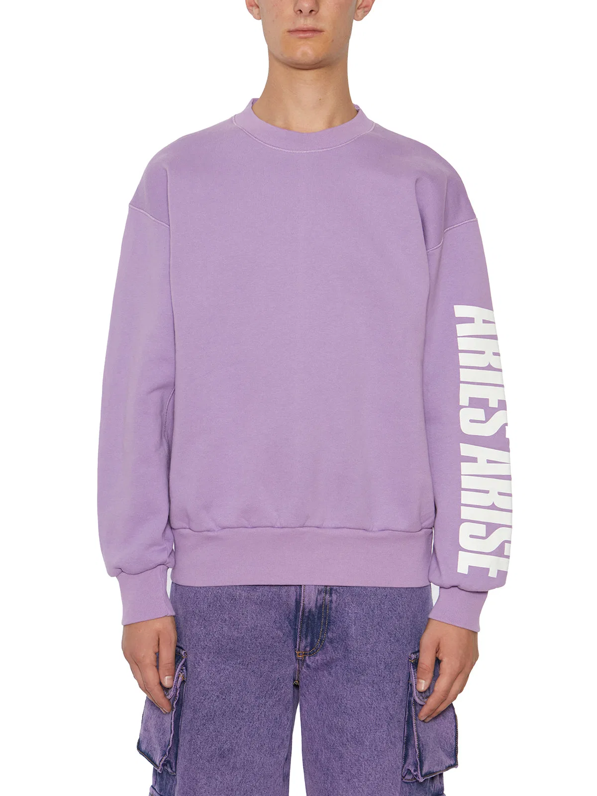 Aries Cotton Press Gothic Sweatshirt