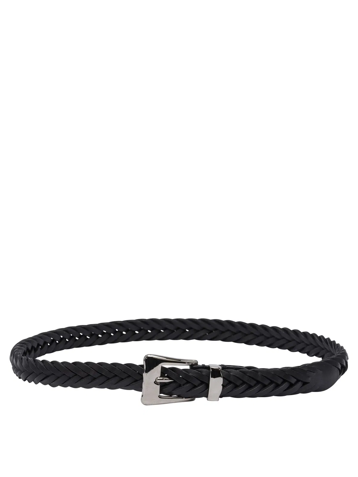 Adriano Meneghetti Black Leather Belt