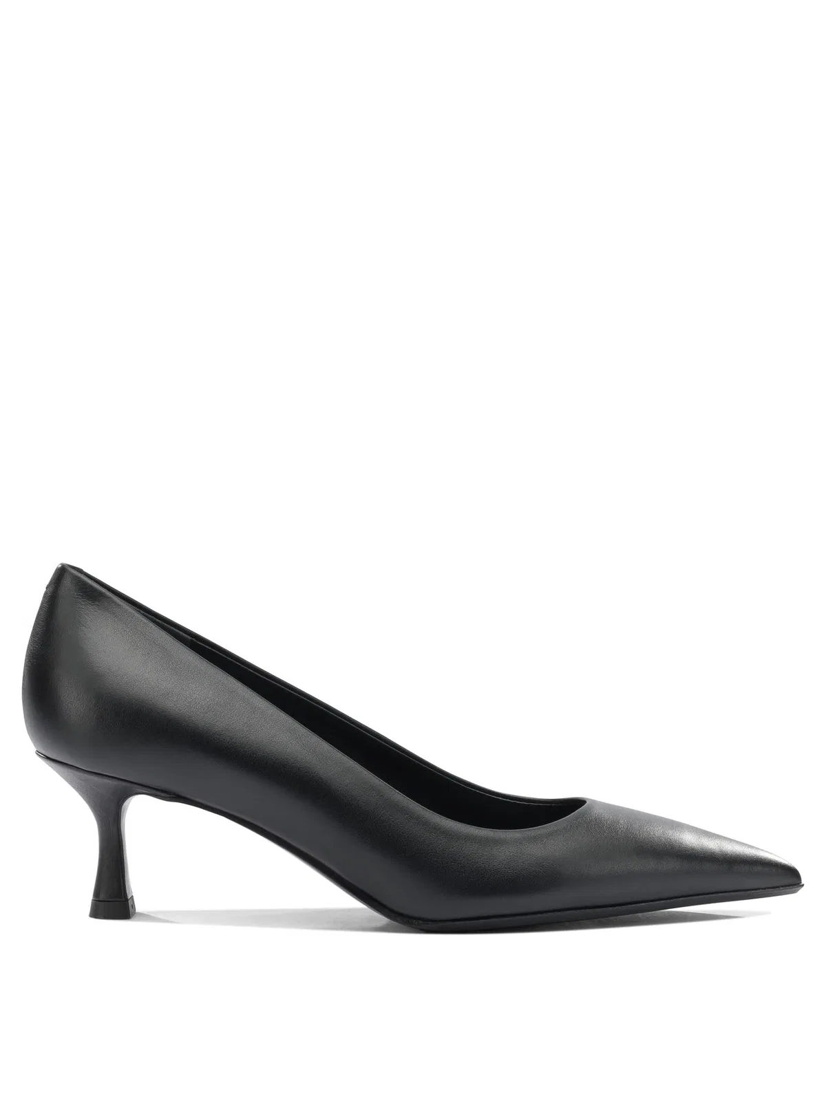 Sergio Levantesi Black Leather Heeled Shoes