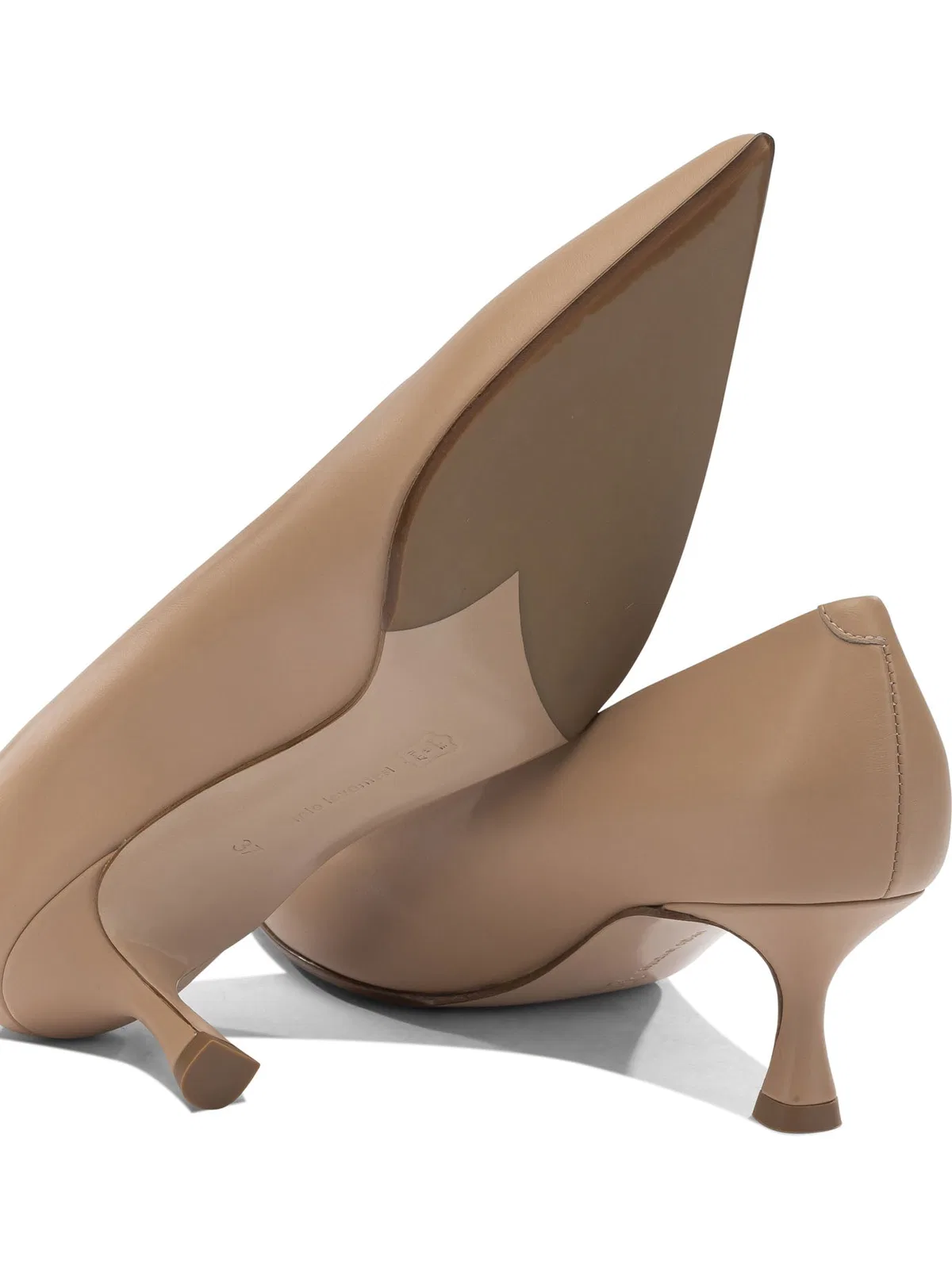 Sergio Levantesi Pink Leather Heeled Shoes