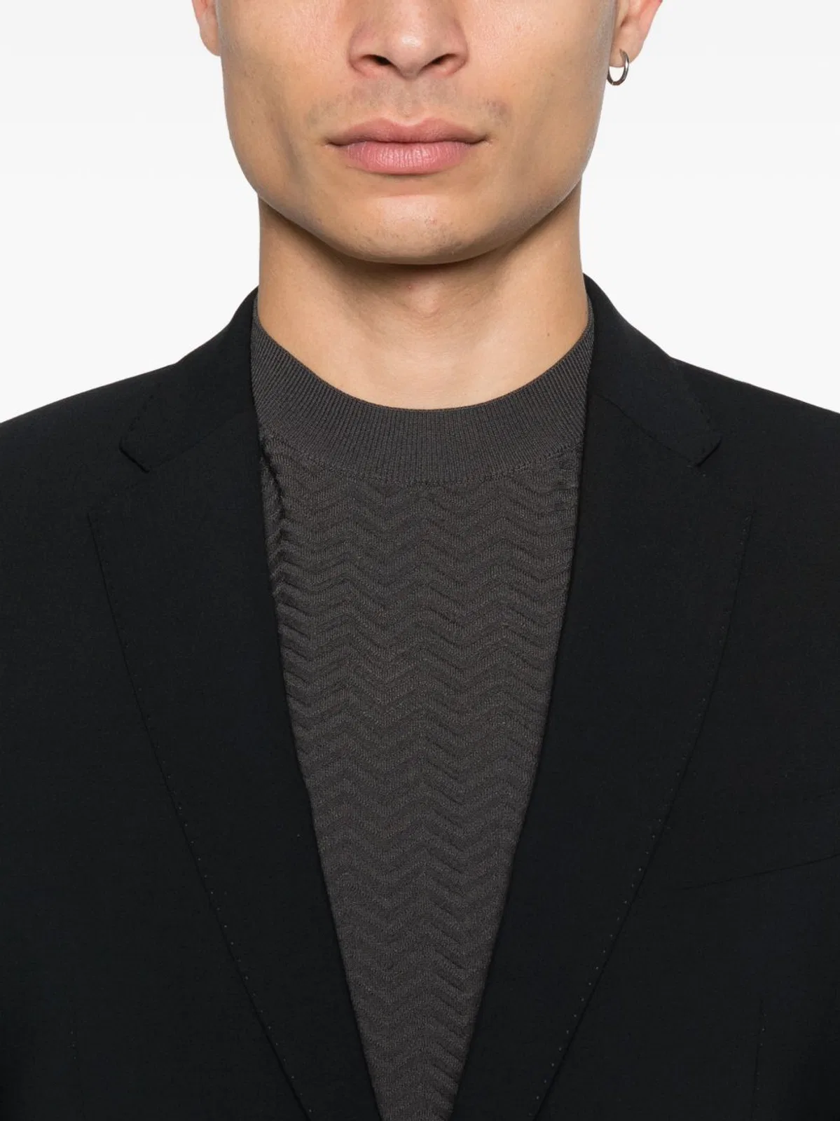 Emporio Armani Wool Single-Breasted Suit