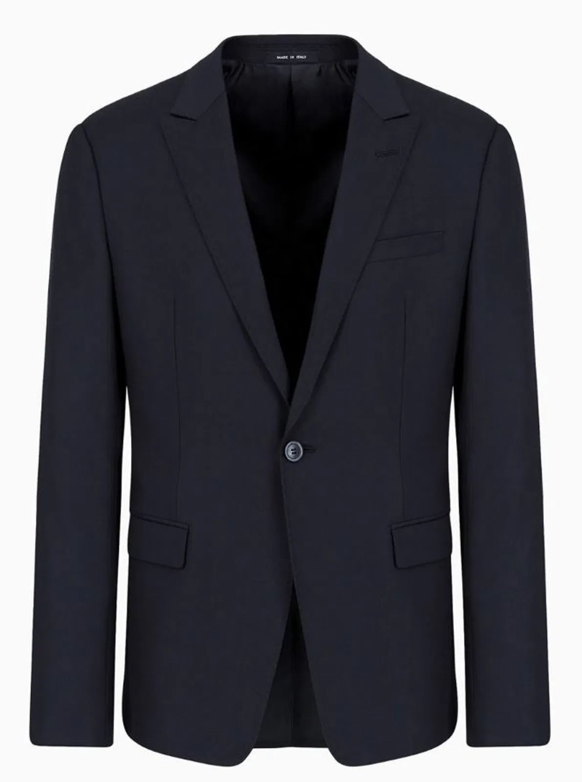 Emporio Armani Navy Blue Wool Dress