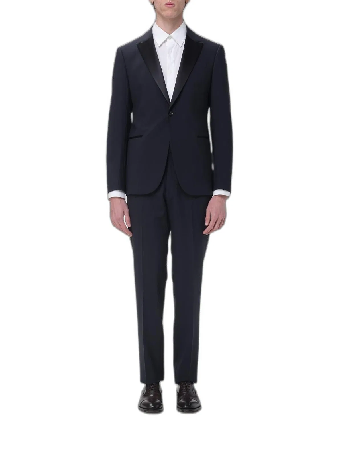 Giorgio Armani Dark Navy Wool Dress