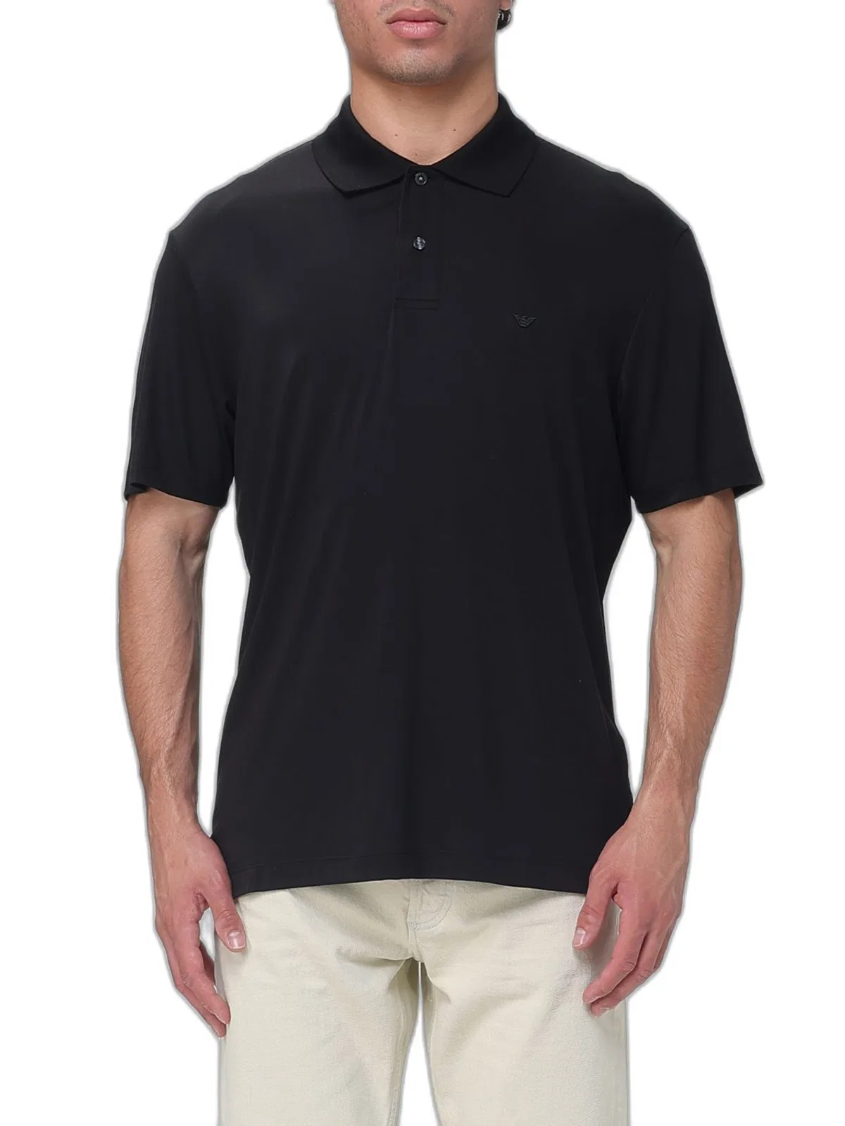 Emporio Armani Short Sleeves Buttoned Polo