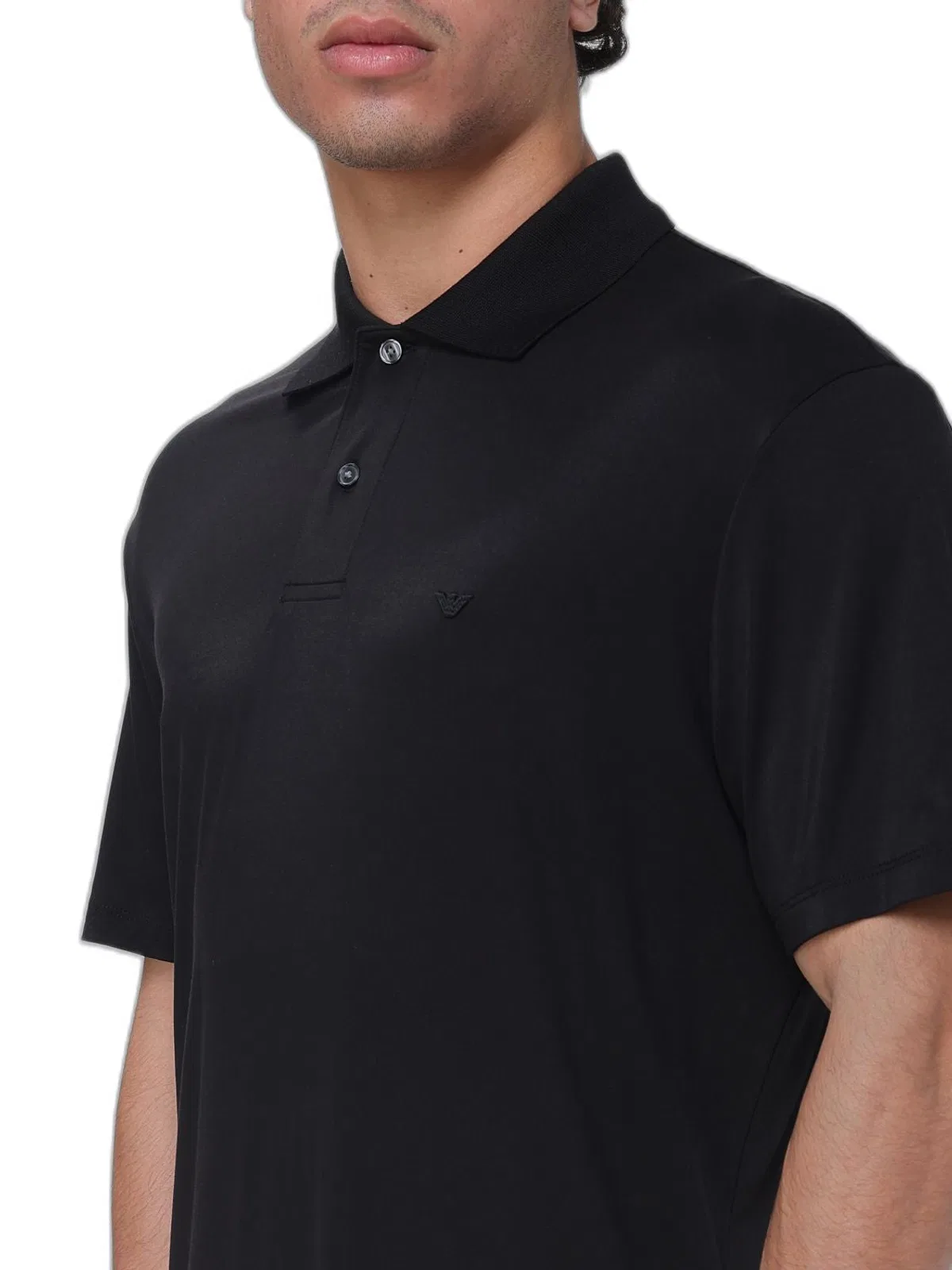 Emporio Armani Short Sleeves Buttoned Polo