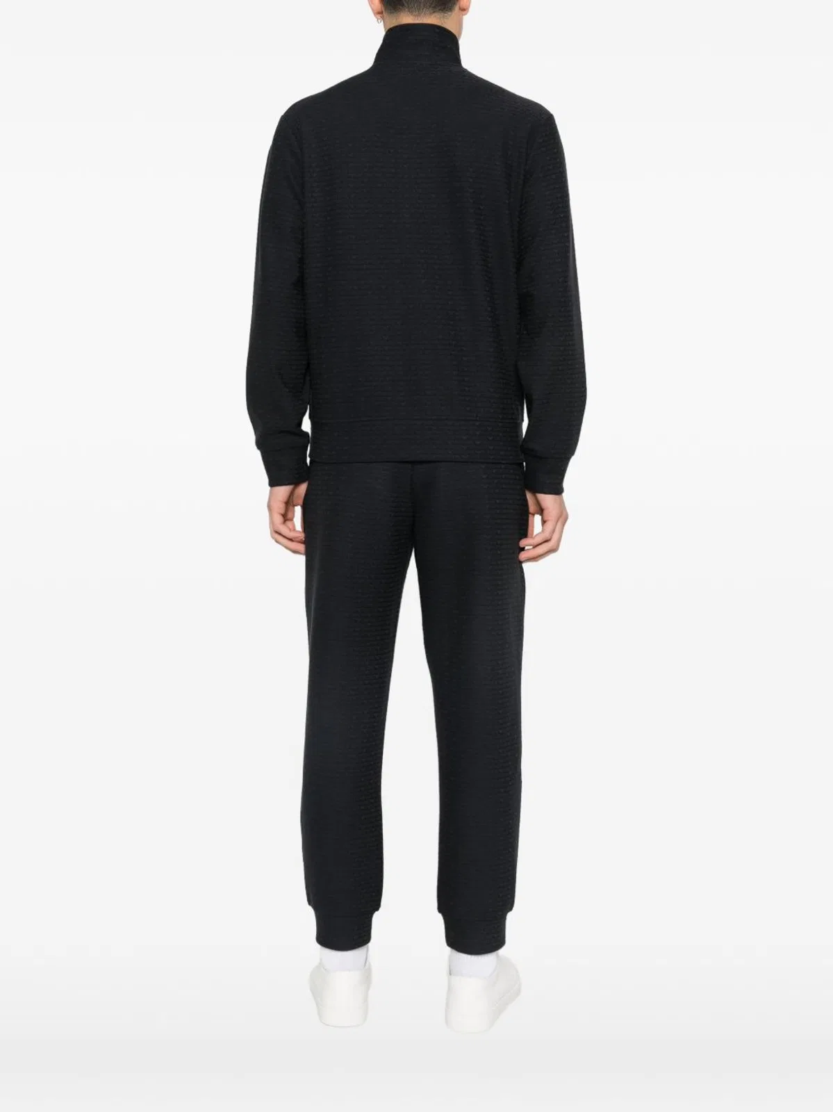 Emporio Armani Cotton Blend Zipped Sweatshirt