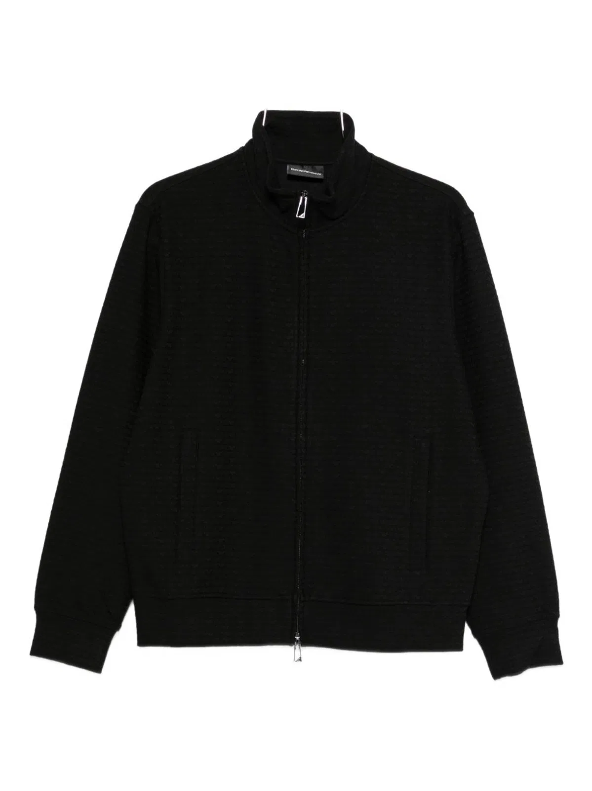 Emporio Armani Allover Logo Zipped Sweatshirt