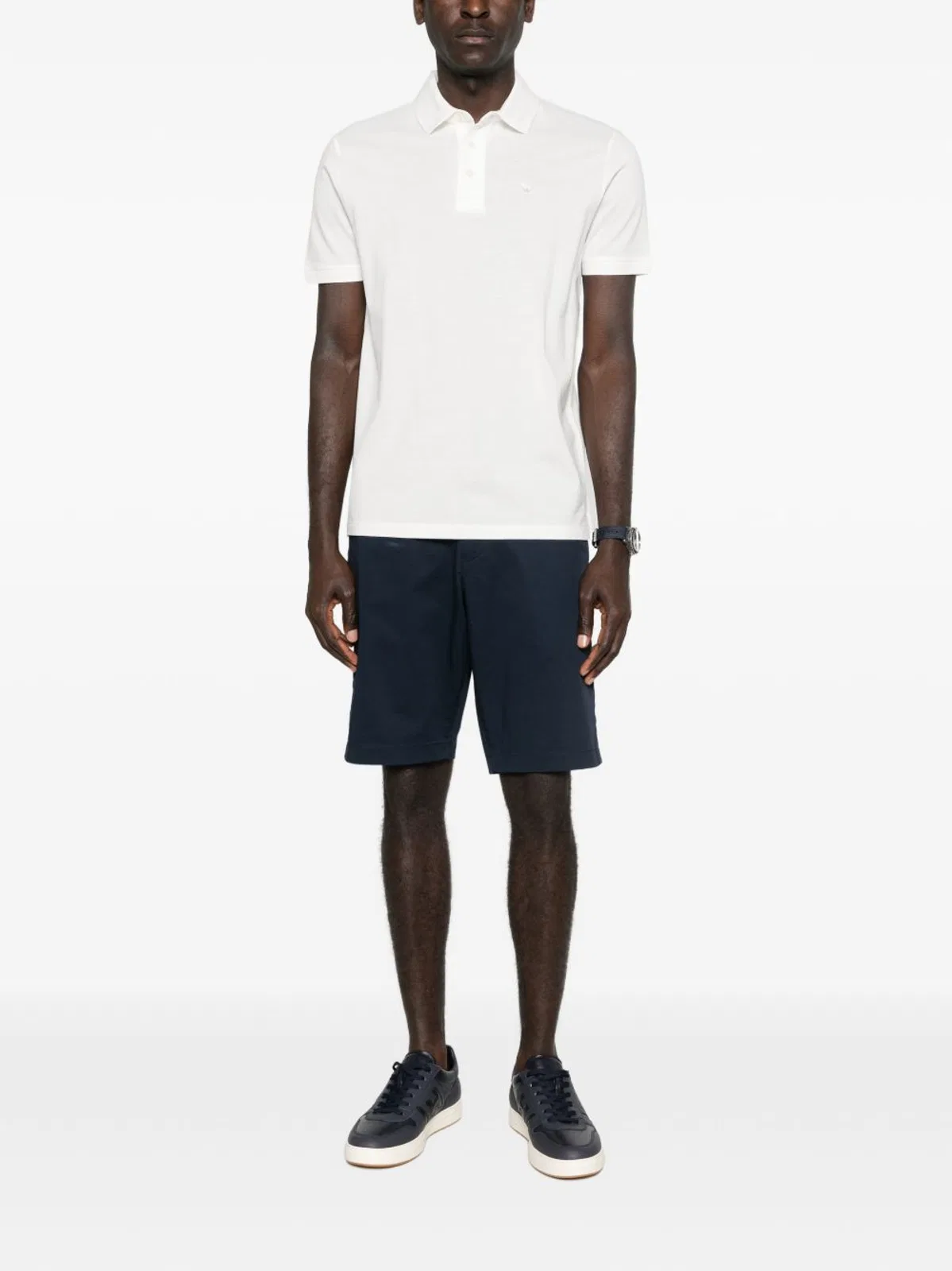 Emporio Armani Logo Cotton Polo Shirt
