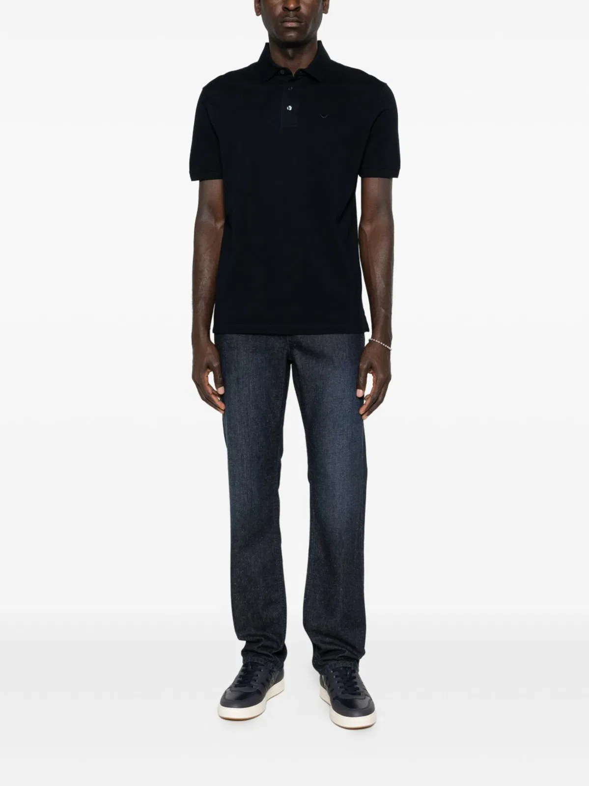 Emporio Armani Logo Cotton Polo Shirt