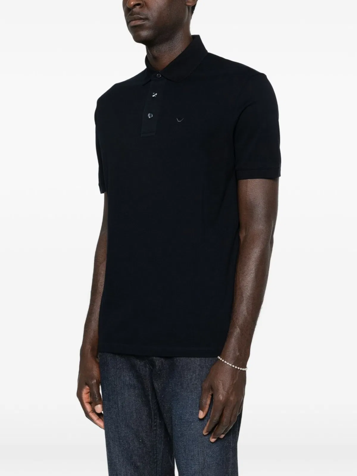 Emporio Armani Logo Cotton Polo Shirt