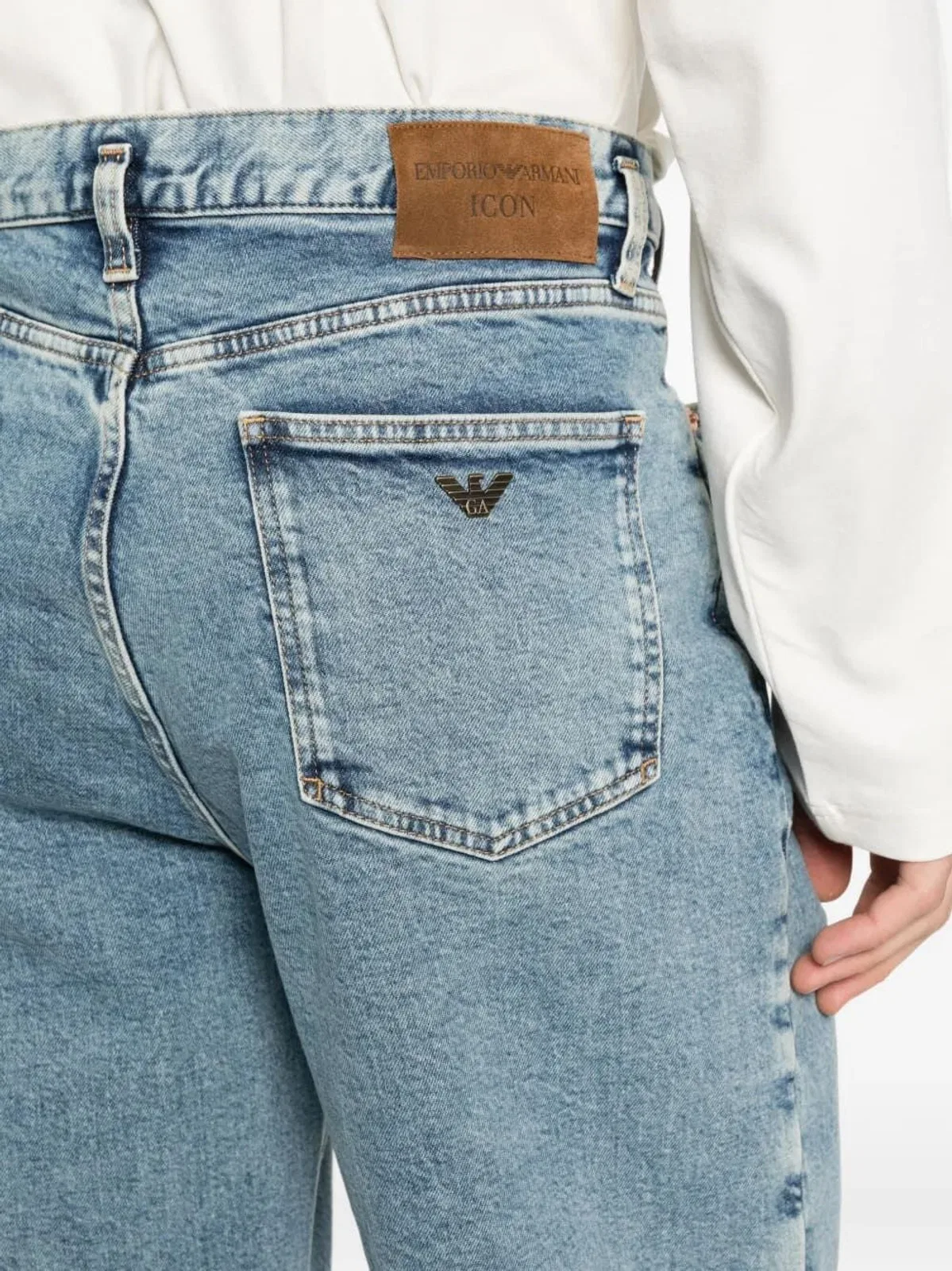 Emporio Armani Blue Denim Trousers