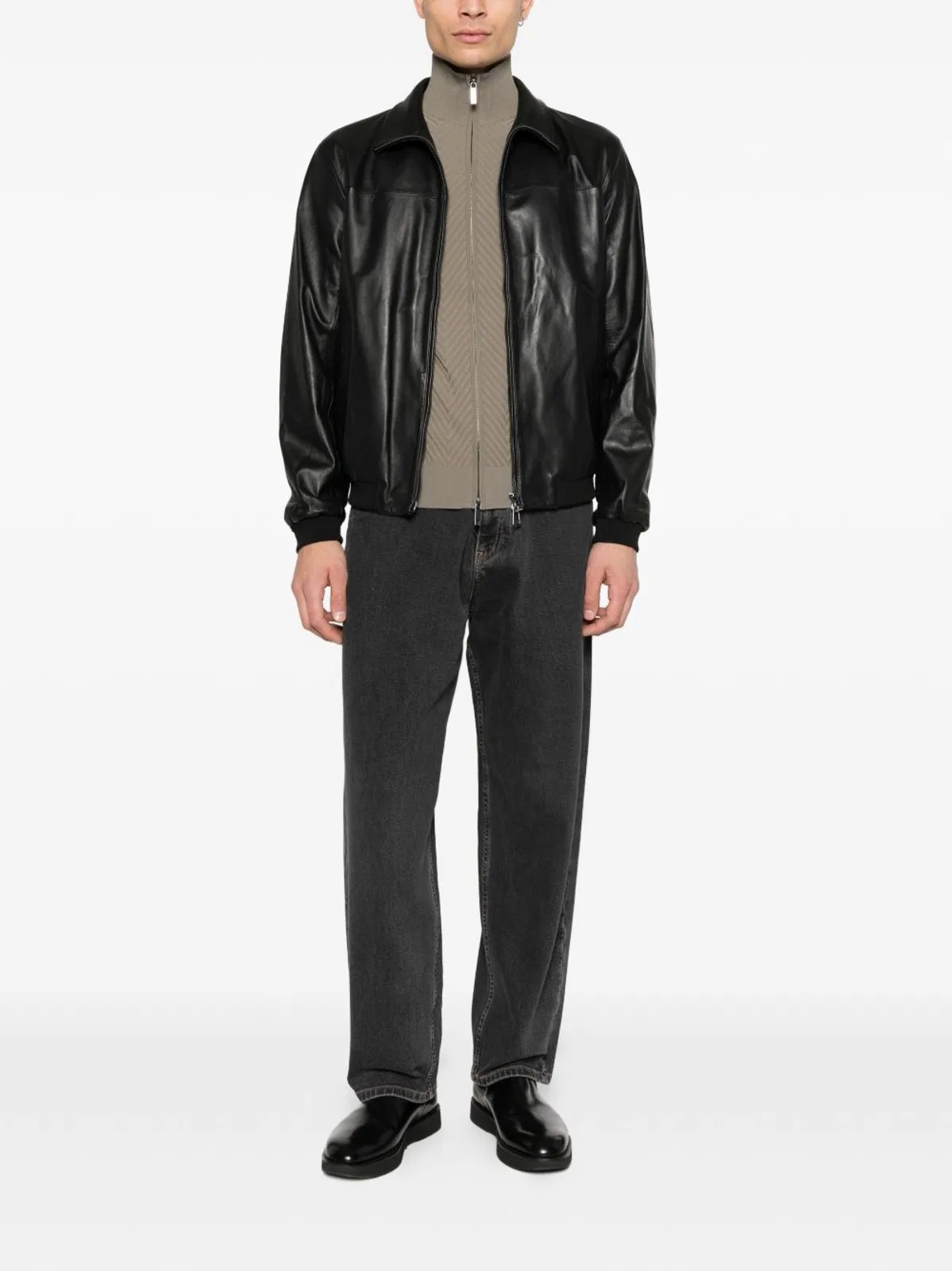 Emporio Armani Leather Jacket